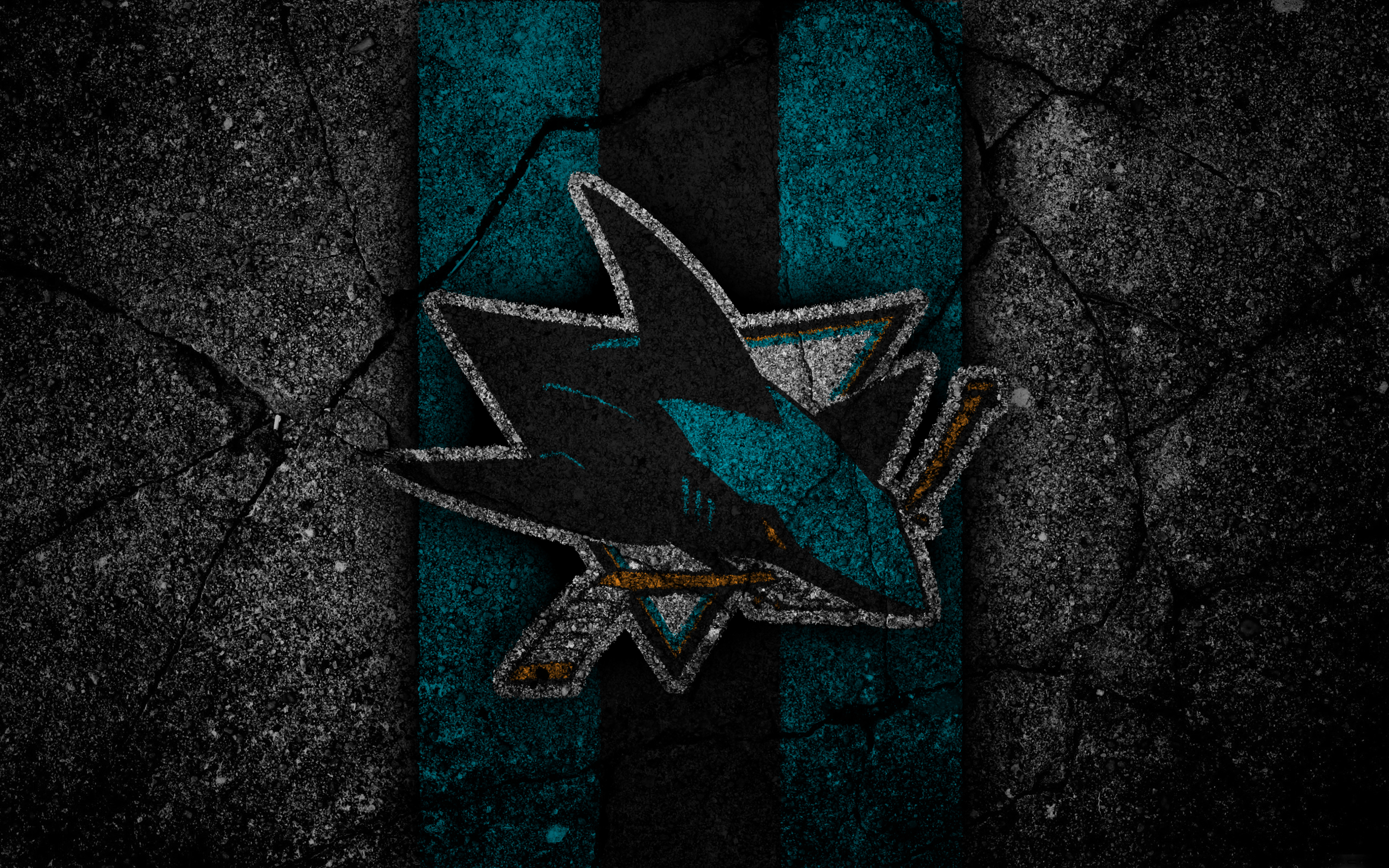 Emblem Logo Nhl San Jose Sharks 3840x2400