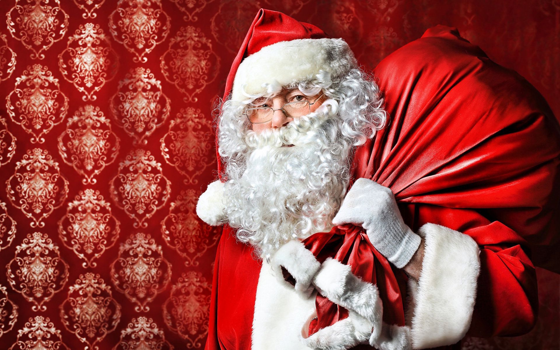 Bag Beard Christmas Santa 1920x1200