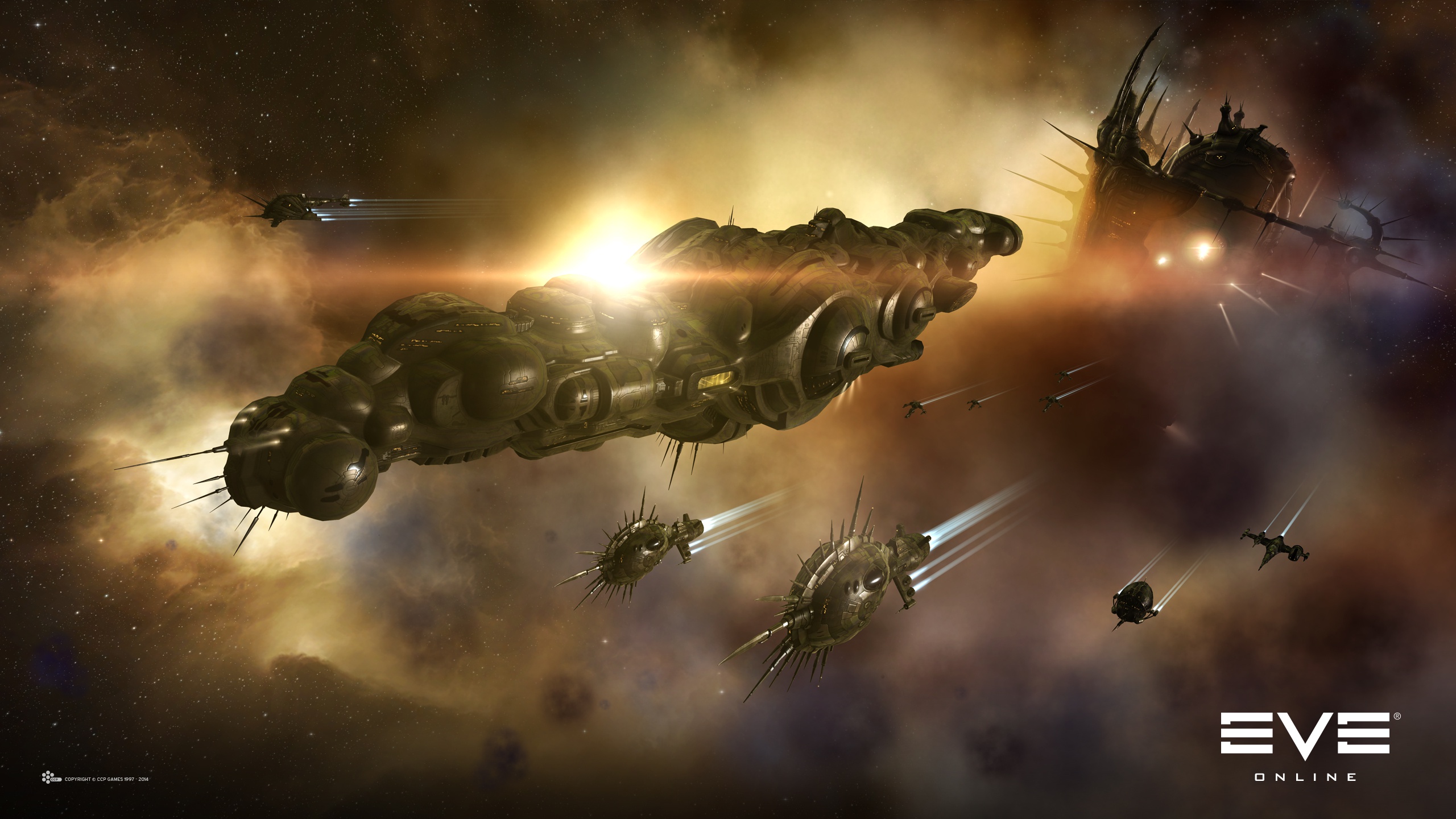 Eve Online Space Spaceship 2560x1440