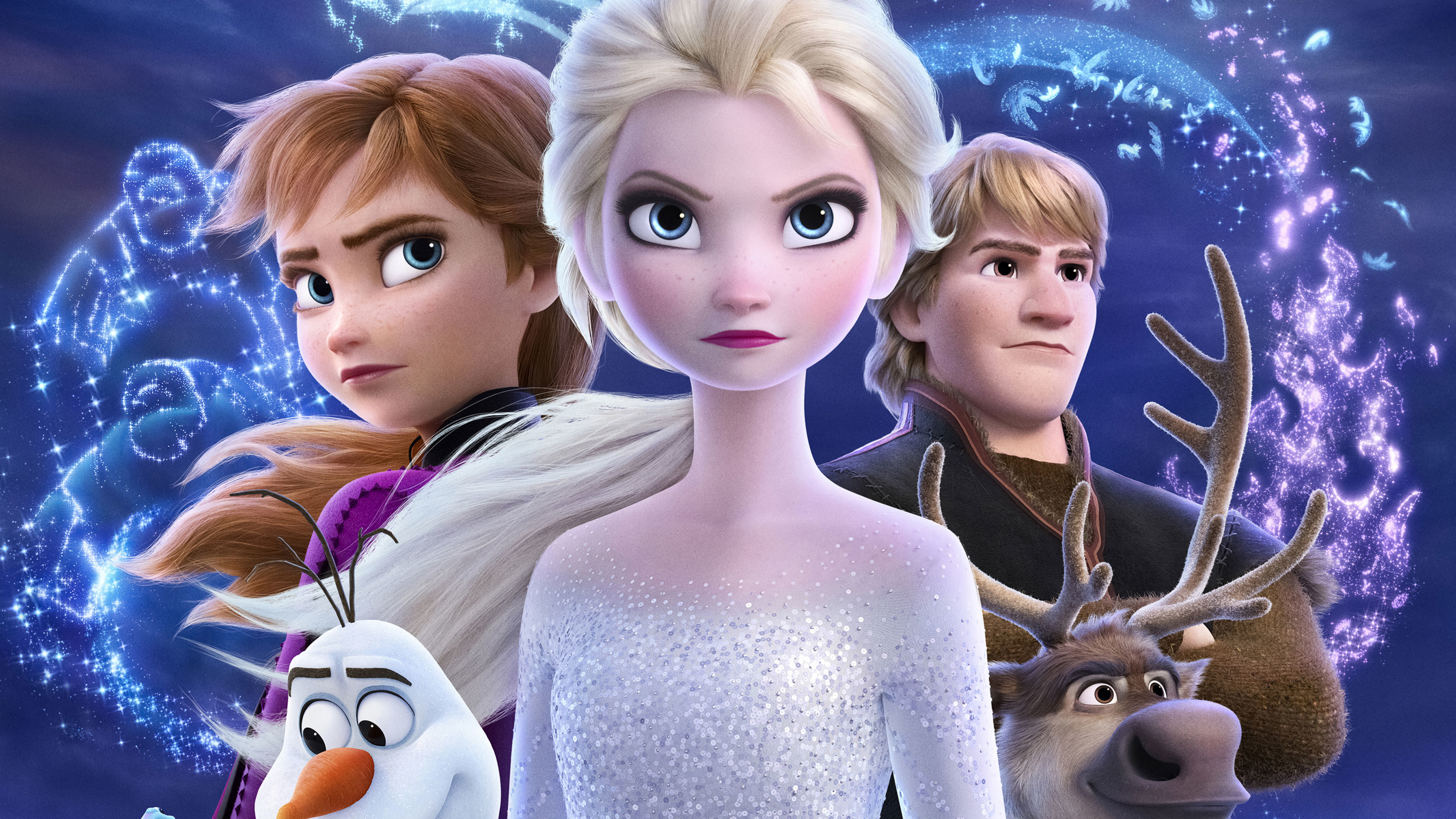 Anna Frozen Elsa Frozen Frozen 2 Kristoff Frozen Olaf Frozen Sven Frozen 5120x2880