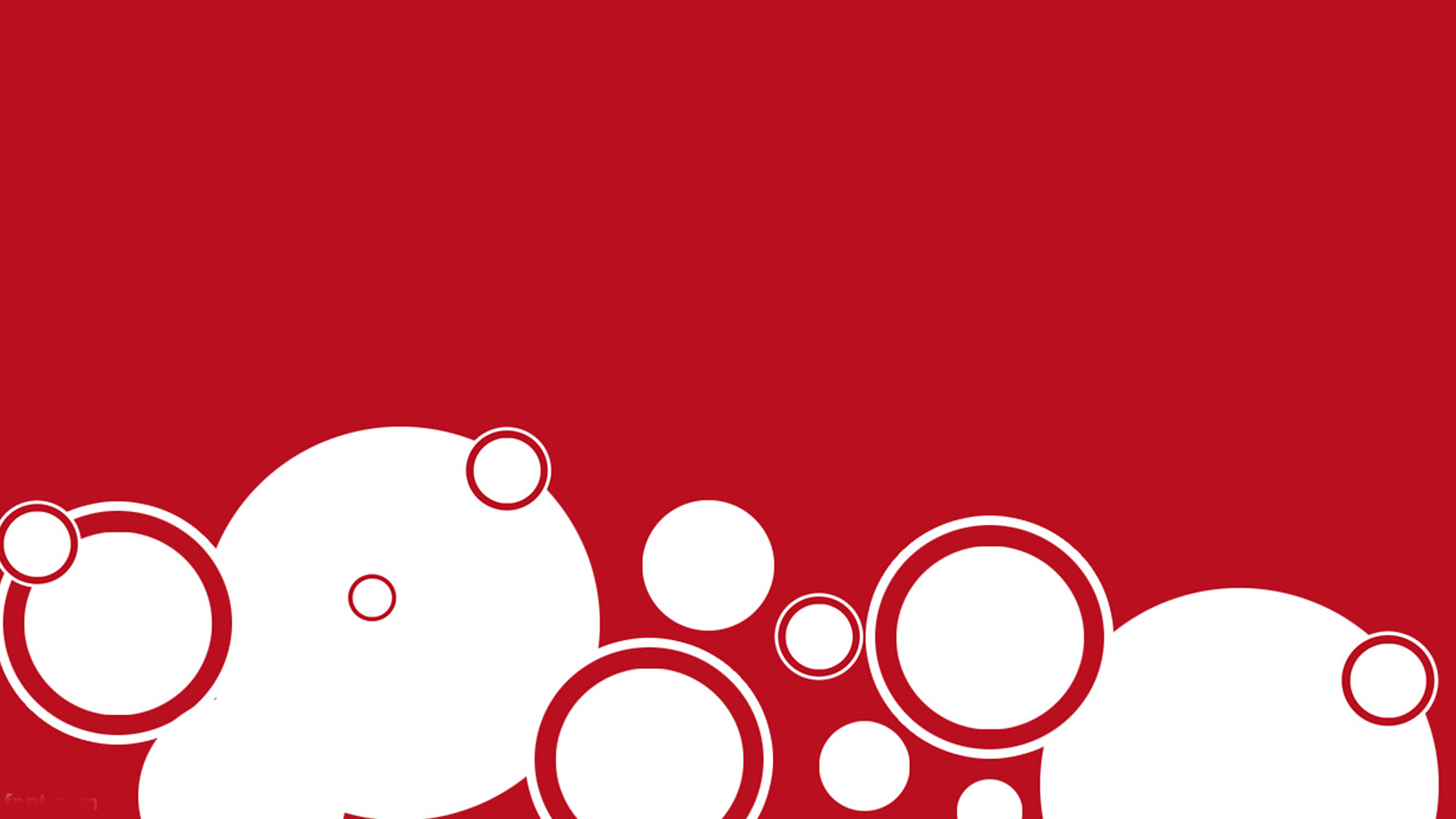 Abstract Circle Red Background 1920x1080