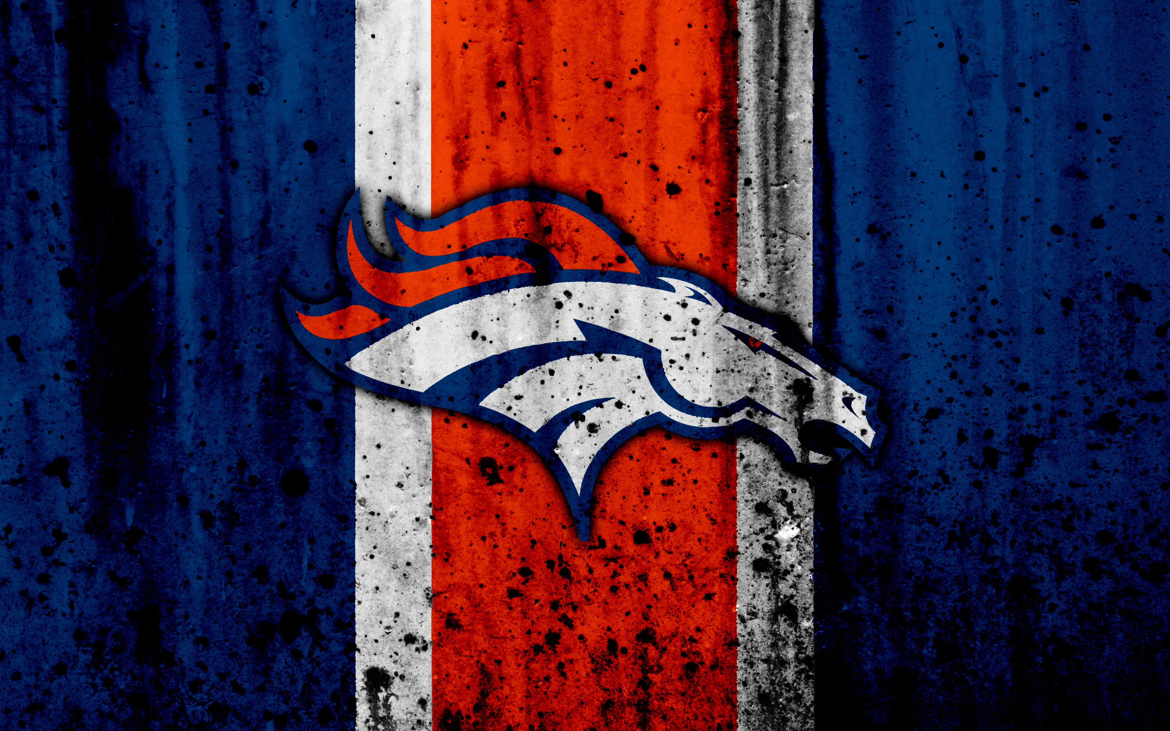 Denver Broncos Emblem Logo Nfl 3840x2400