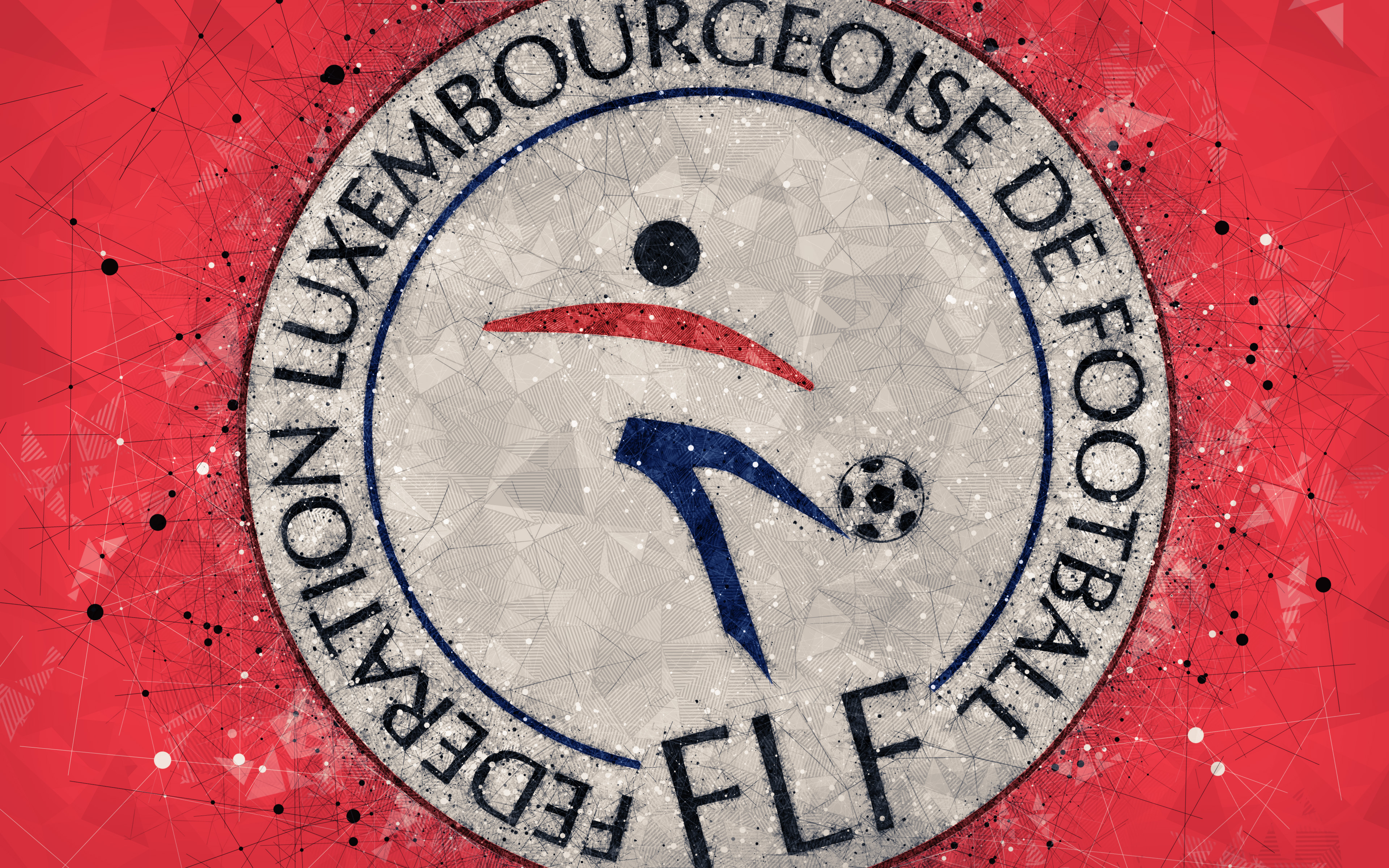 Emblem Logo Luxembourg Soccer 3840x2400