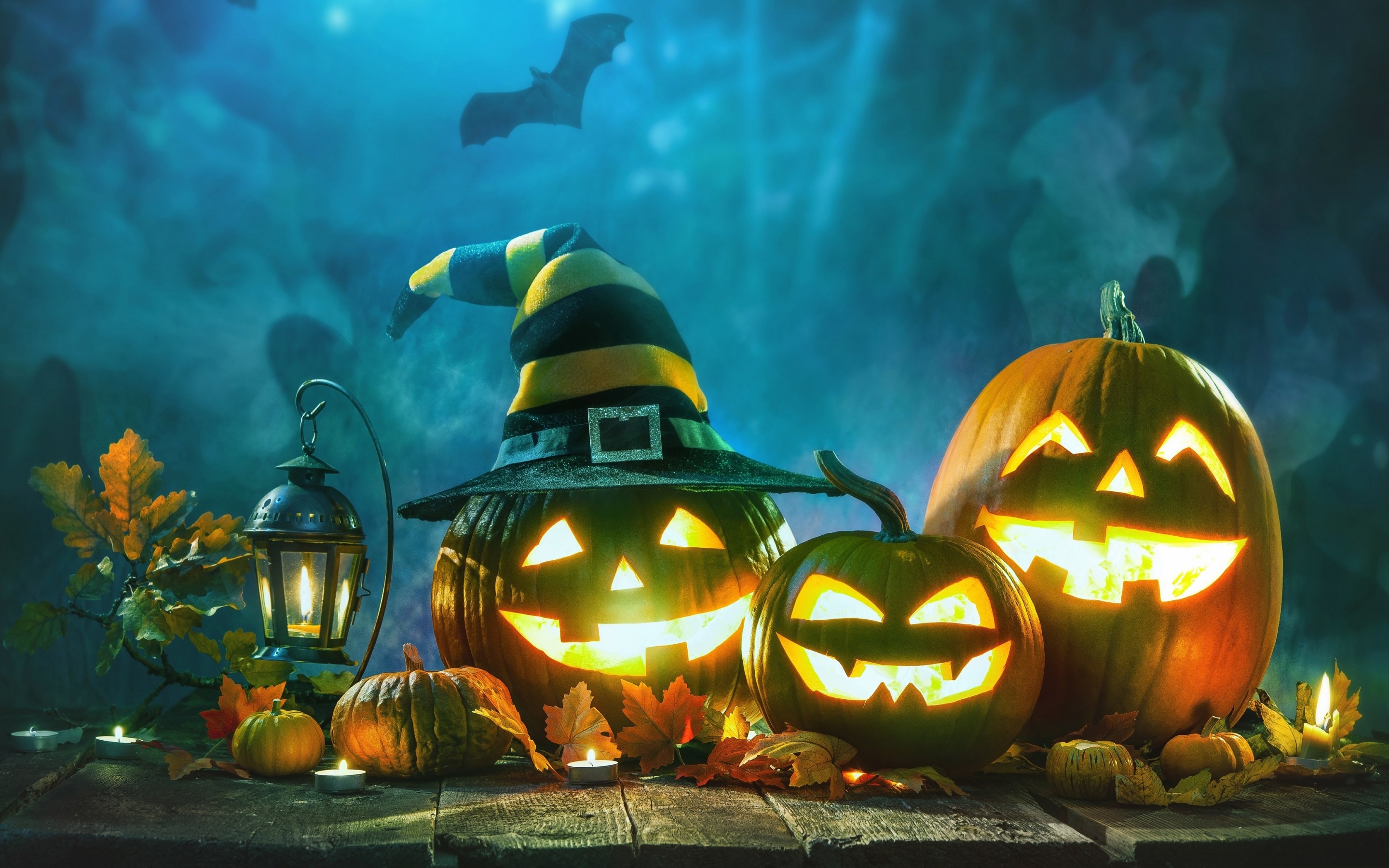 Halloween Jack O 039 Lantern Lantern Pumpkin 2880x1800