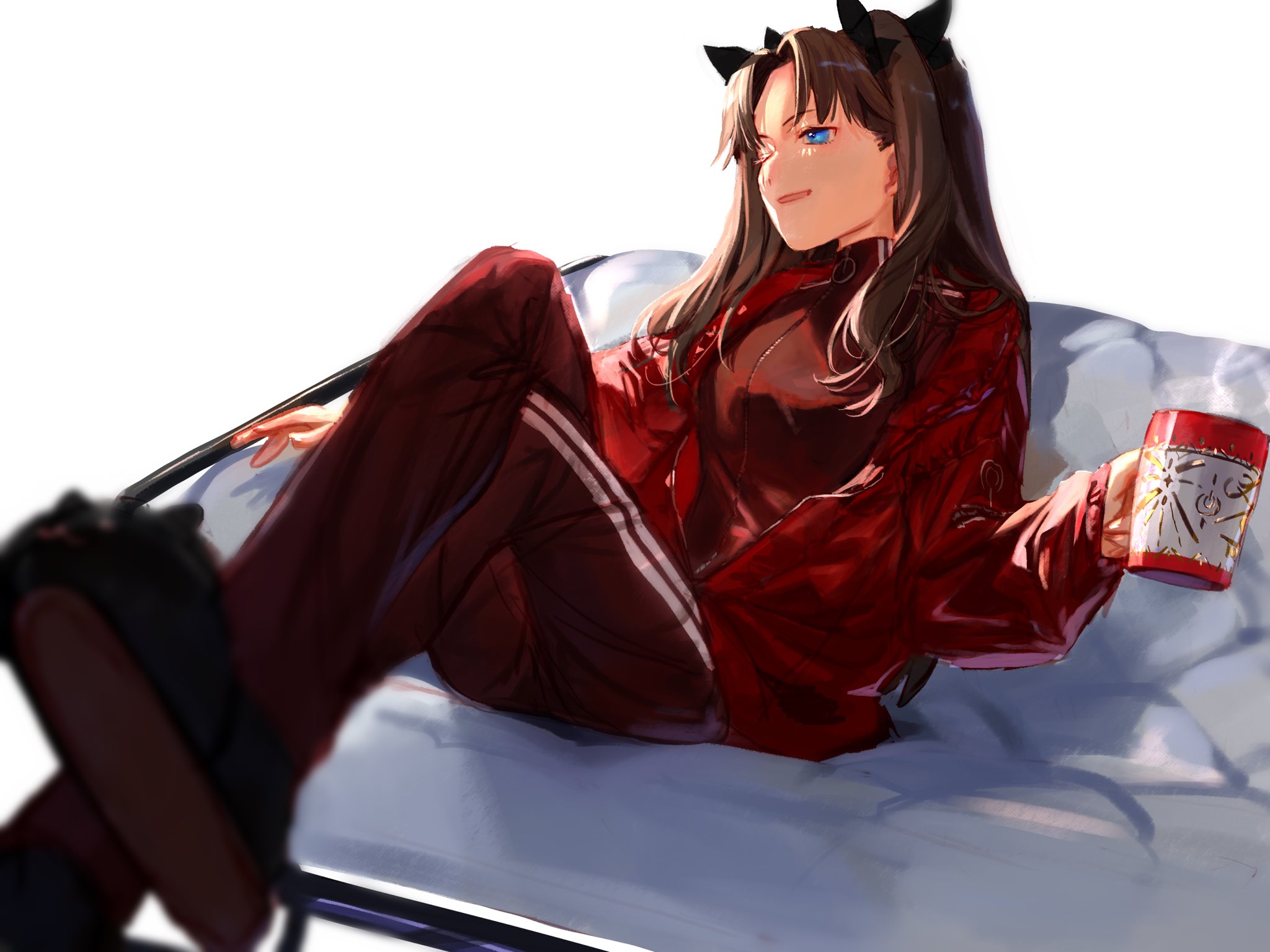Fate Stay Night Unlimited Blade Works Fate Series Fate Stay Night Red Jackets Alternate Outfit Red P 2048x1535
