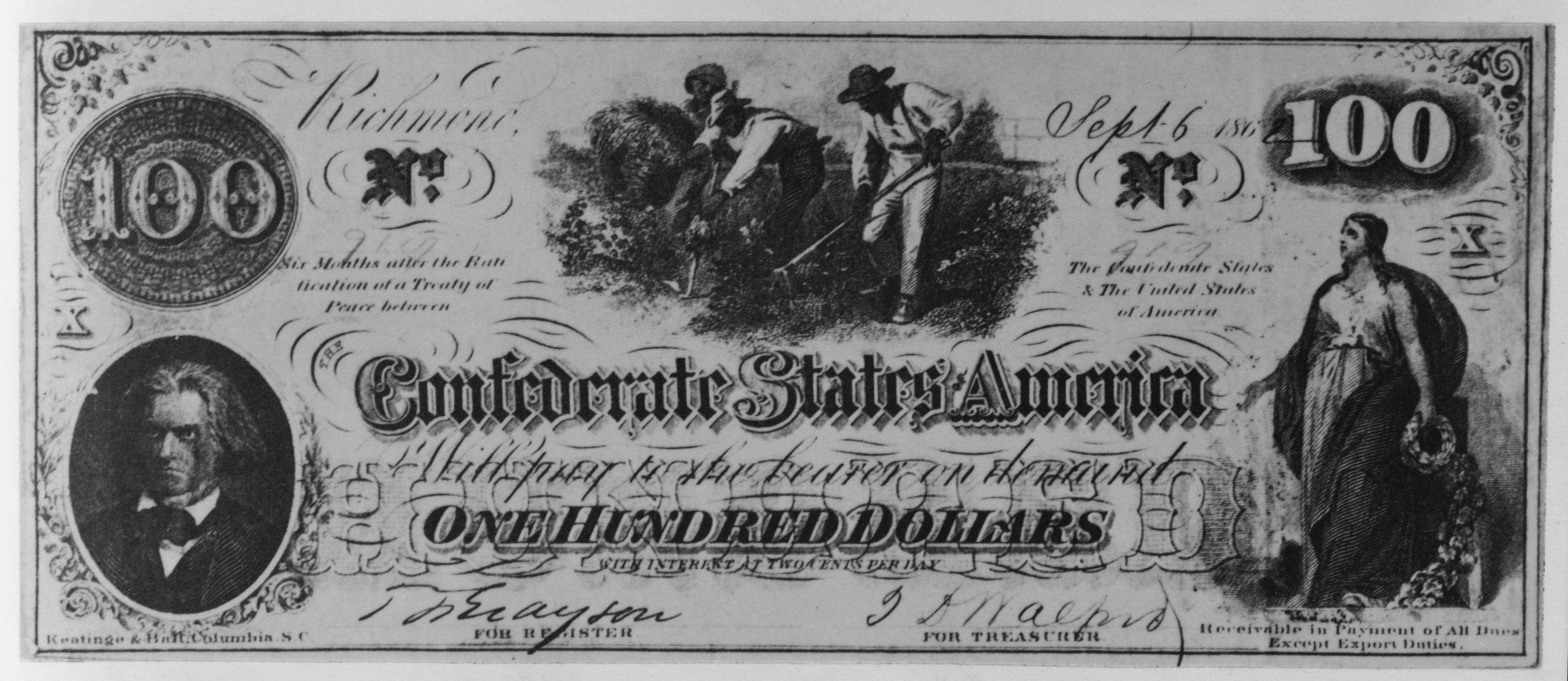 Man Made Confederate States Of America Dollar 3756x1632