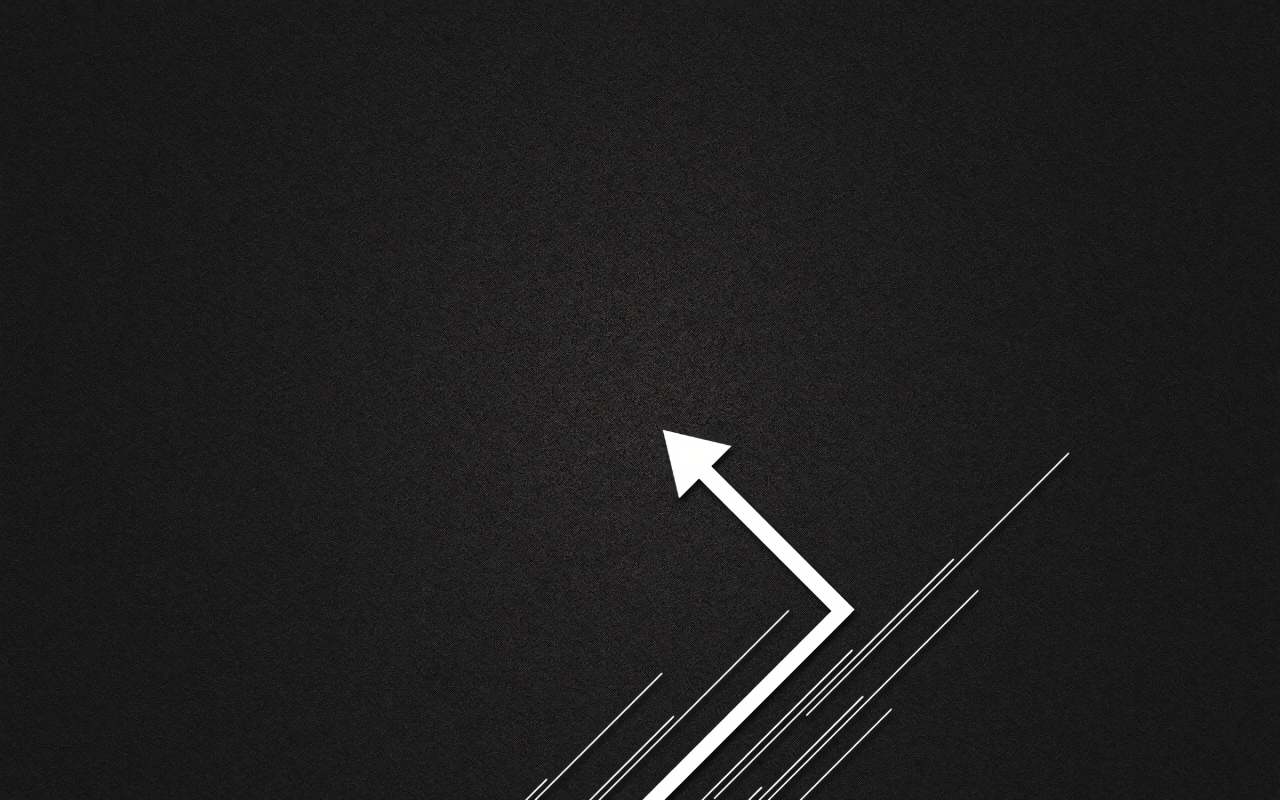 Minimalism Lines Arrows Design Monochrome Texture Simple Background Black Background 1280x800