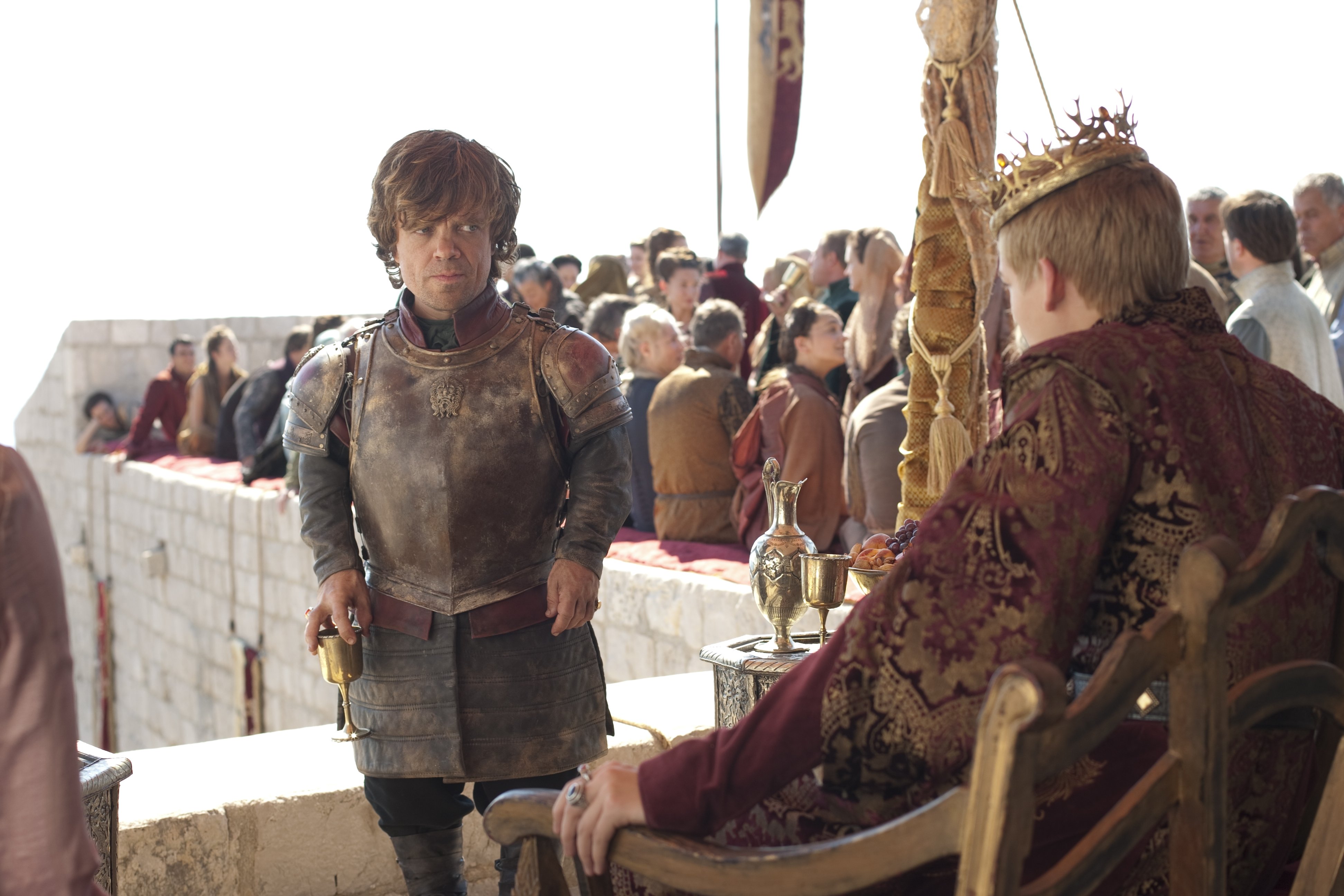 Jack Gleeson Joffrey Baratheon Peter Dinklage Tyrion Lannister 3888x2592