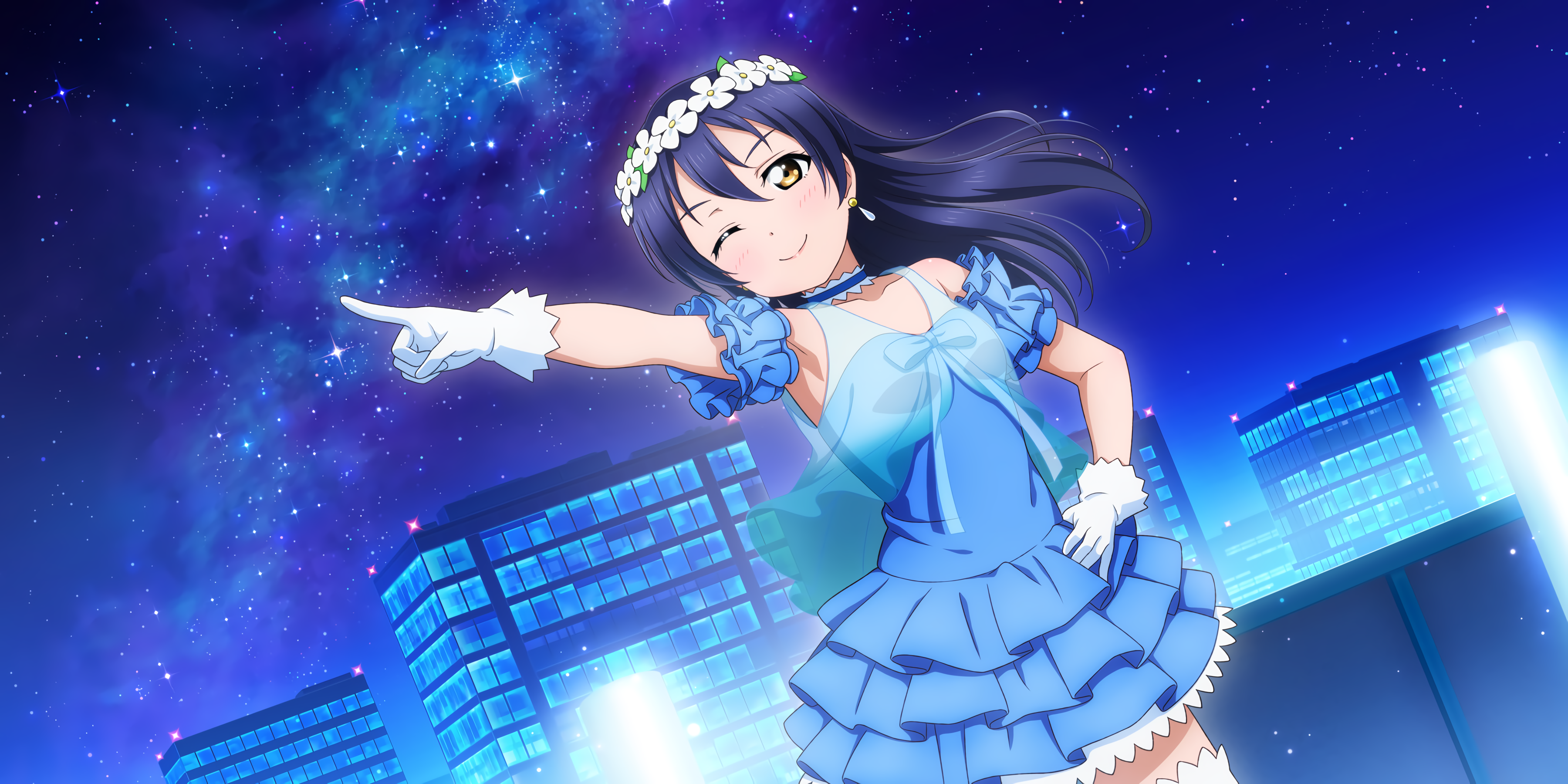 Love Live Love Live Series Love Live Sunshine Anime Girls Sonoda Umi 3600x1800