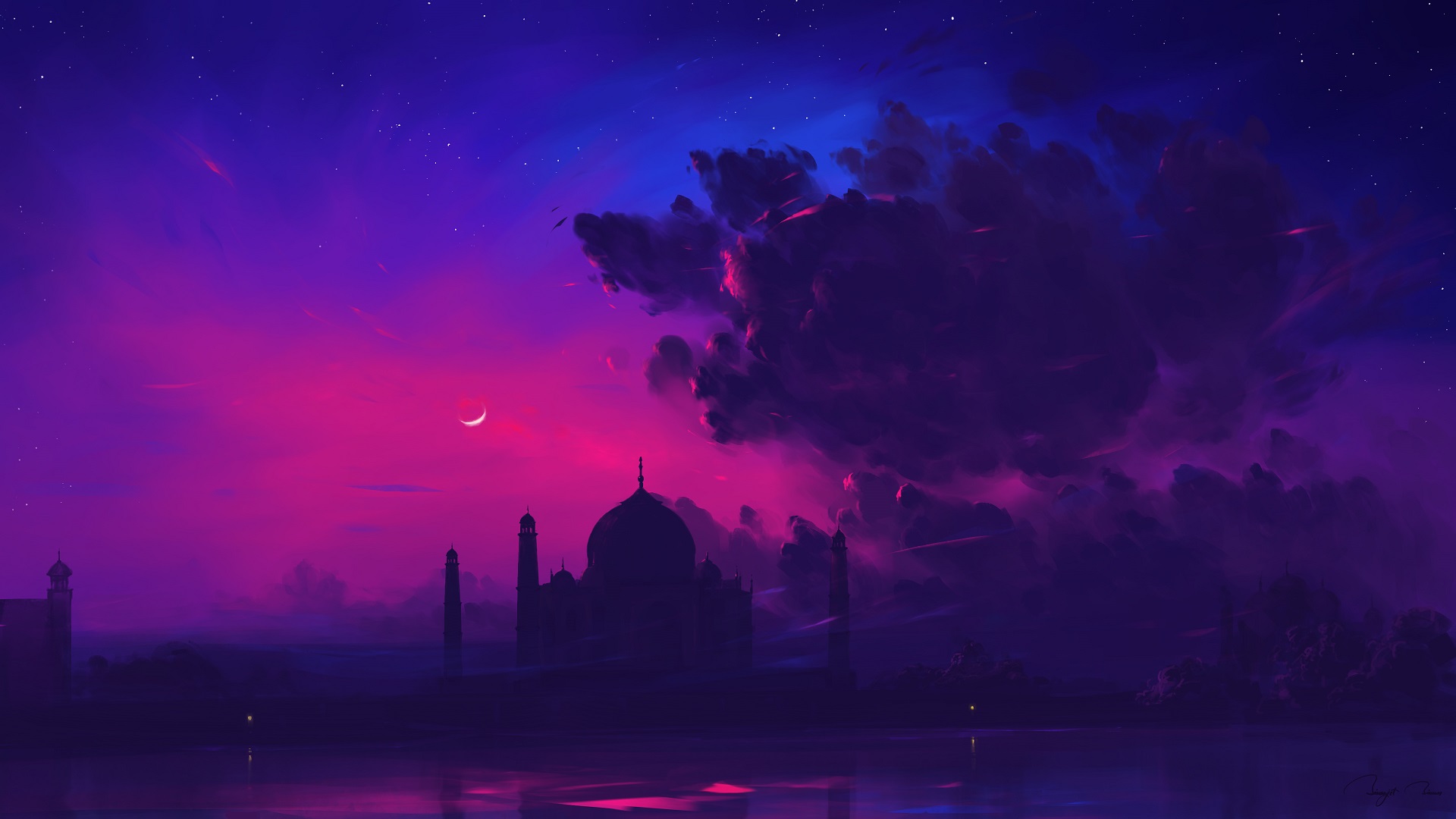 Taj Mahal 1920x1080