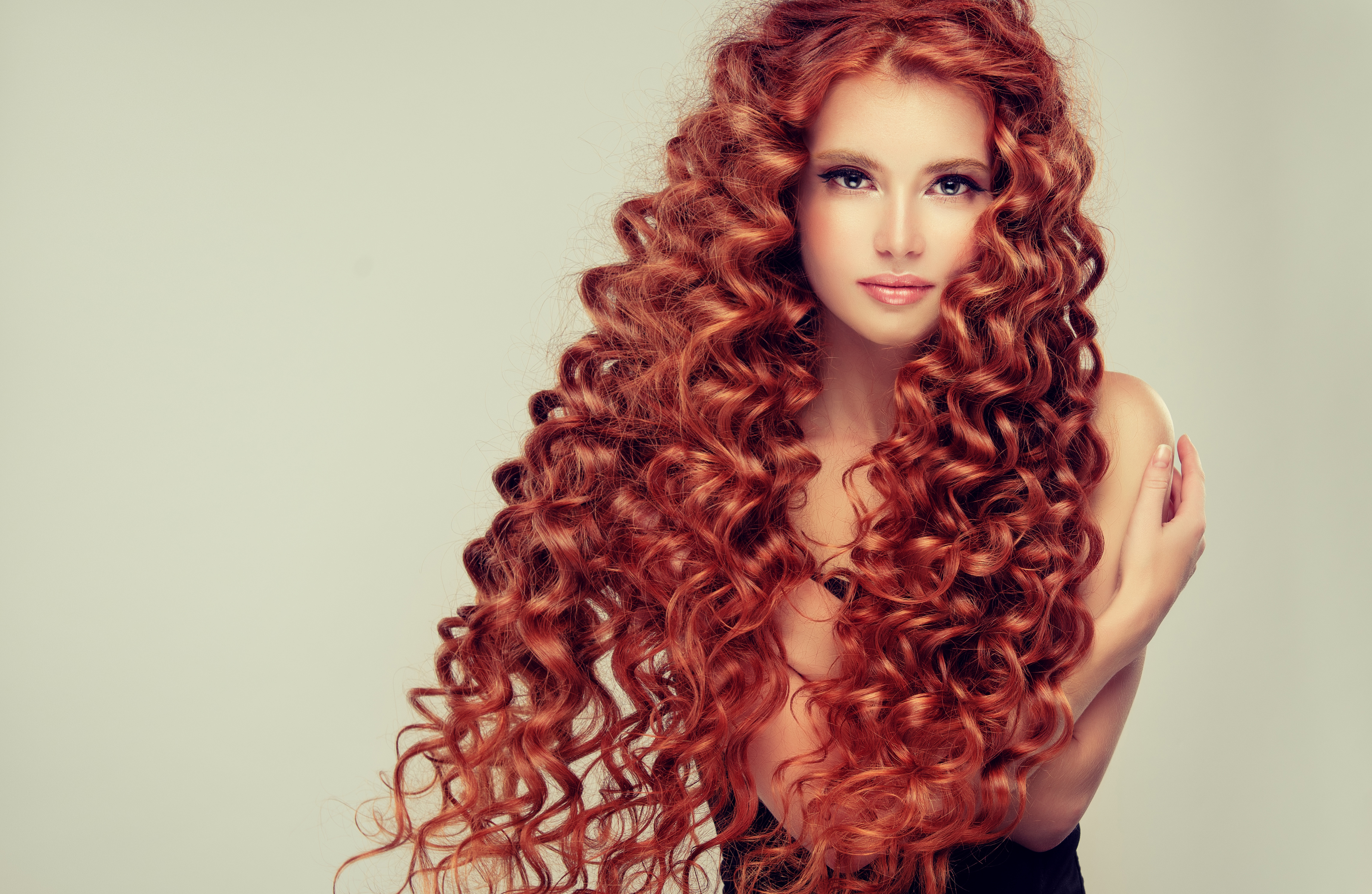Curl Girl Hair Long Hair Redhead Woman 3672x2394