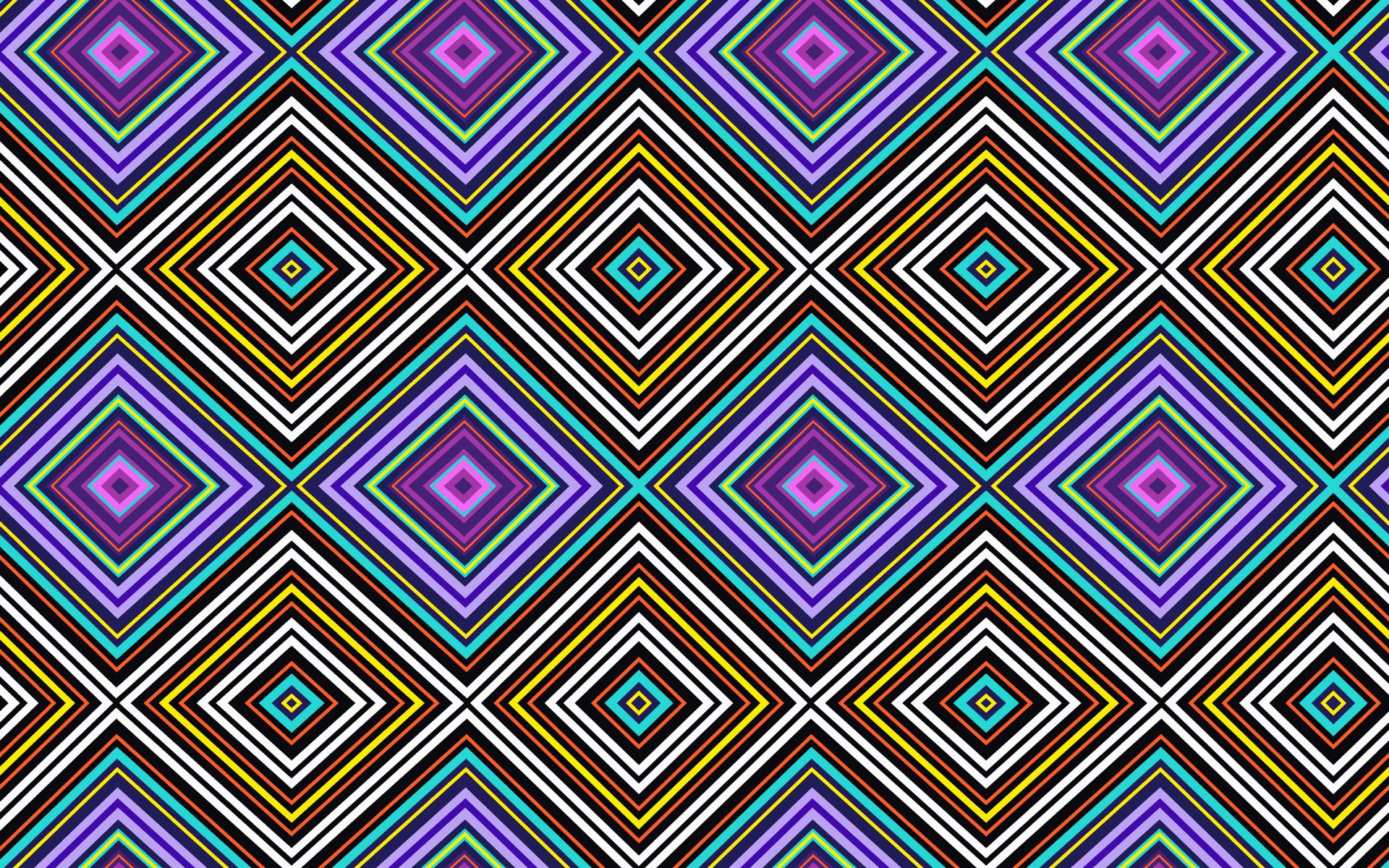 Colorful Digital Art Geometry Pattern Shapes 1920x1200
