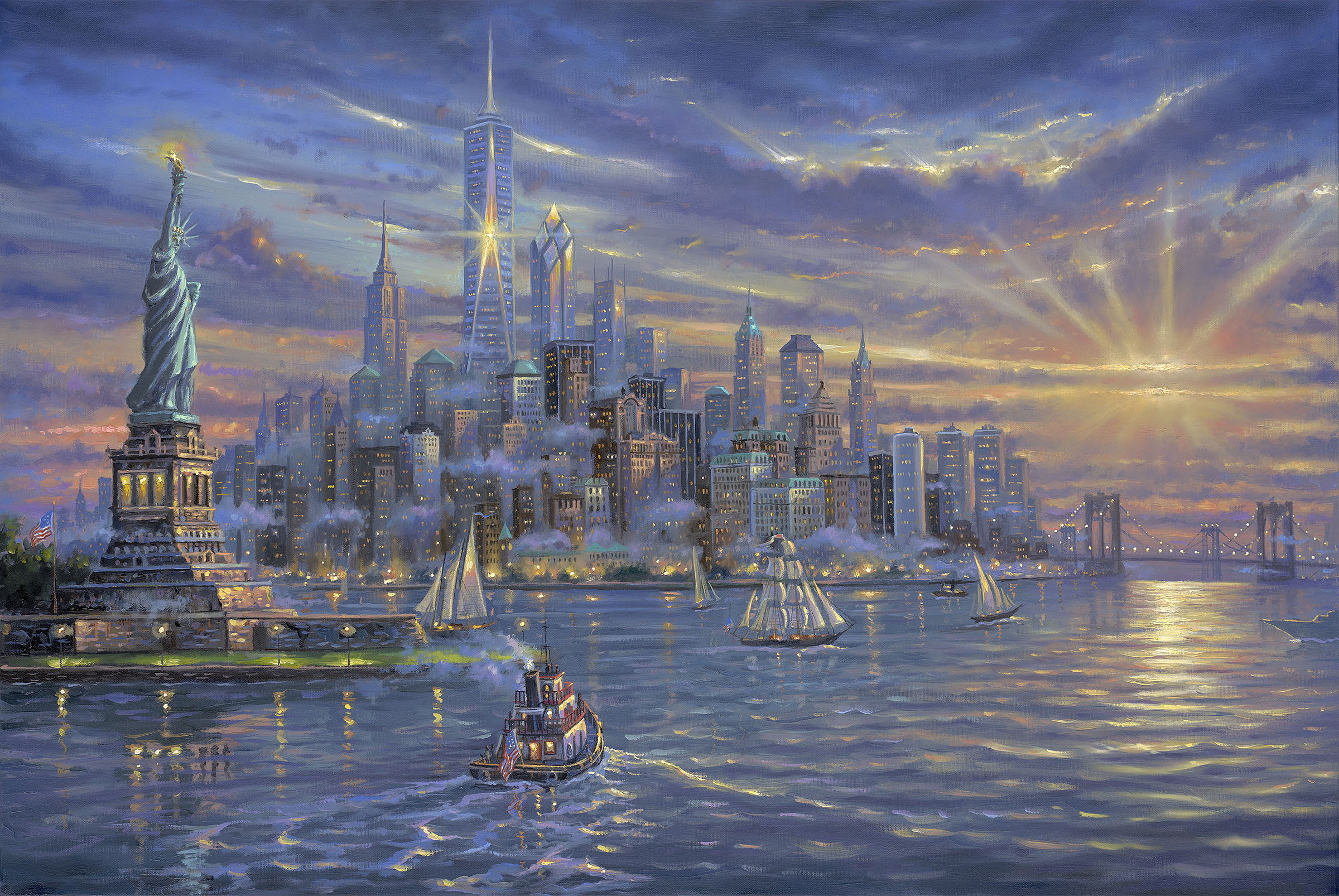 City New York Statue Of Liberty 2400x1606