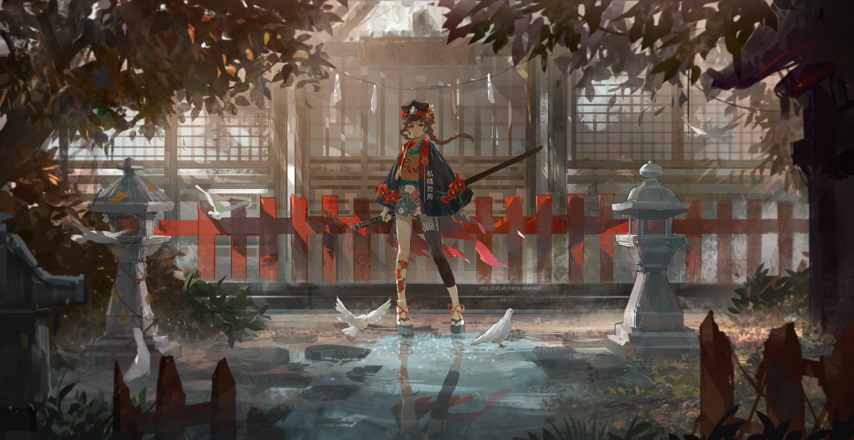 Video Game Art Arknights Amiya Arknights Game Characters Orchid Dale 3508x1806