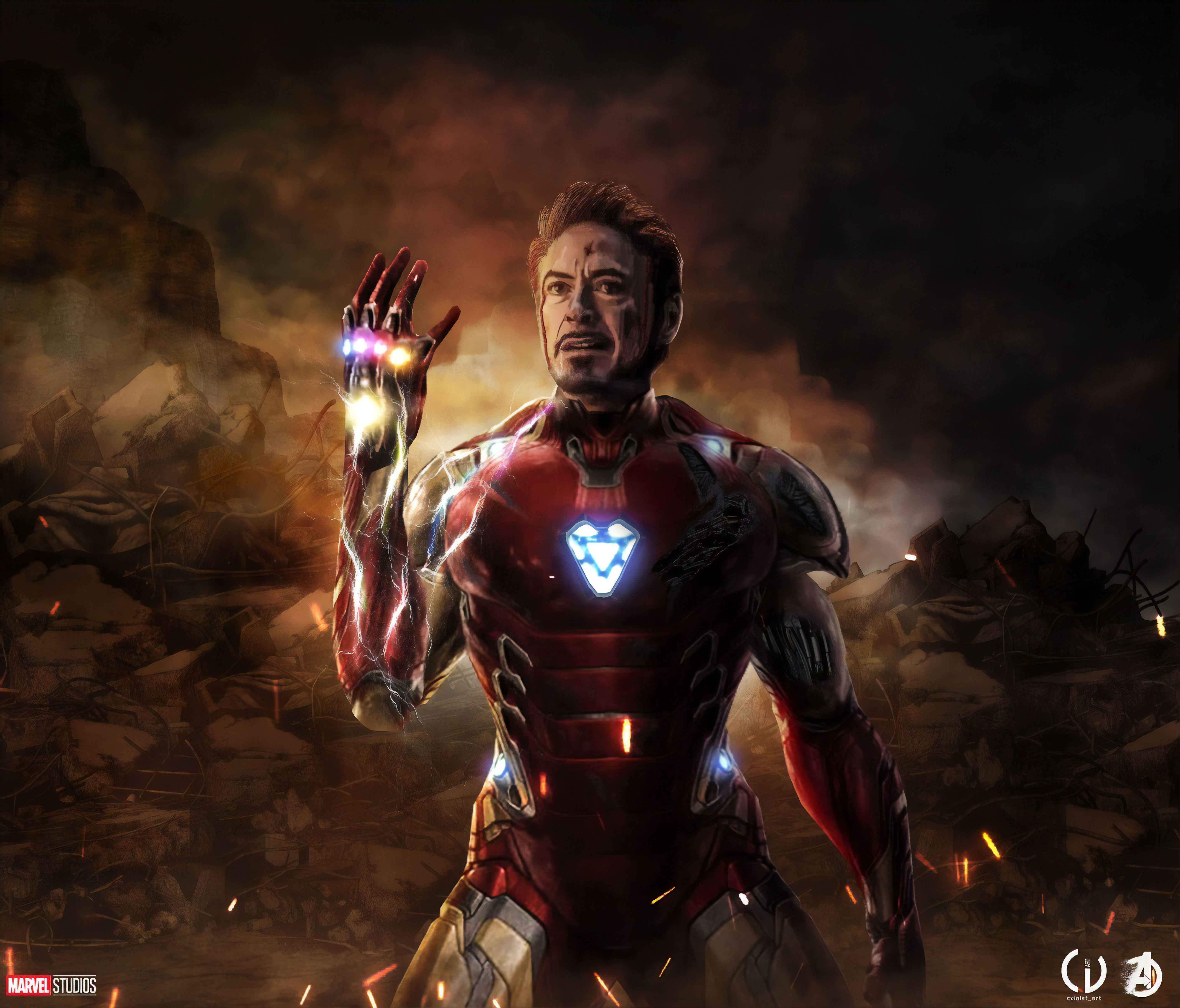 Avengers Endgame Iron Man Marvel Comics Tony Stark 5184x4428