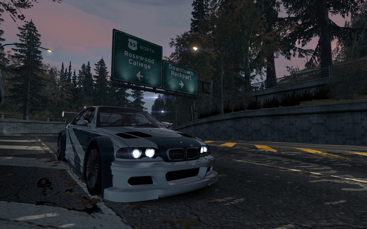Need For Speed World BMW M3 GTR BMW Car Vehicle Video Games 1280x800