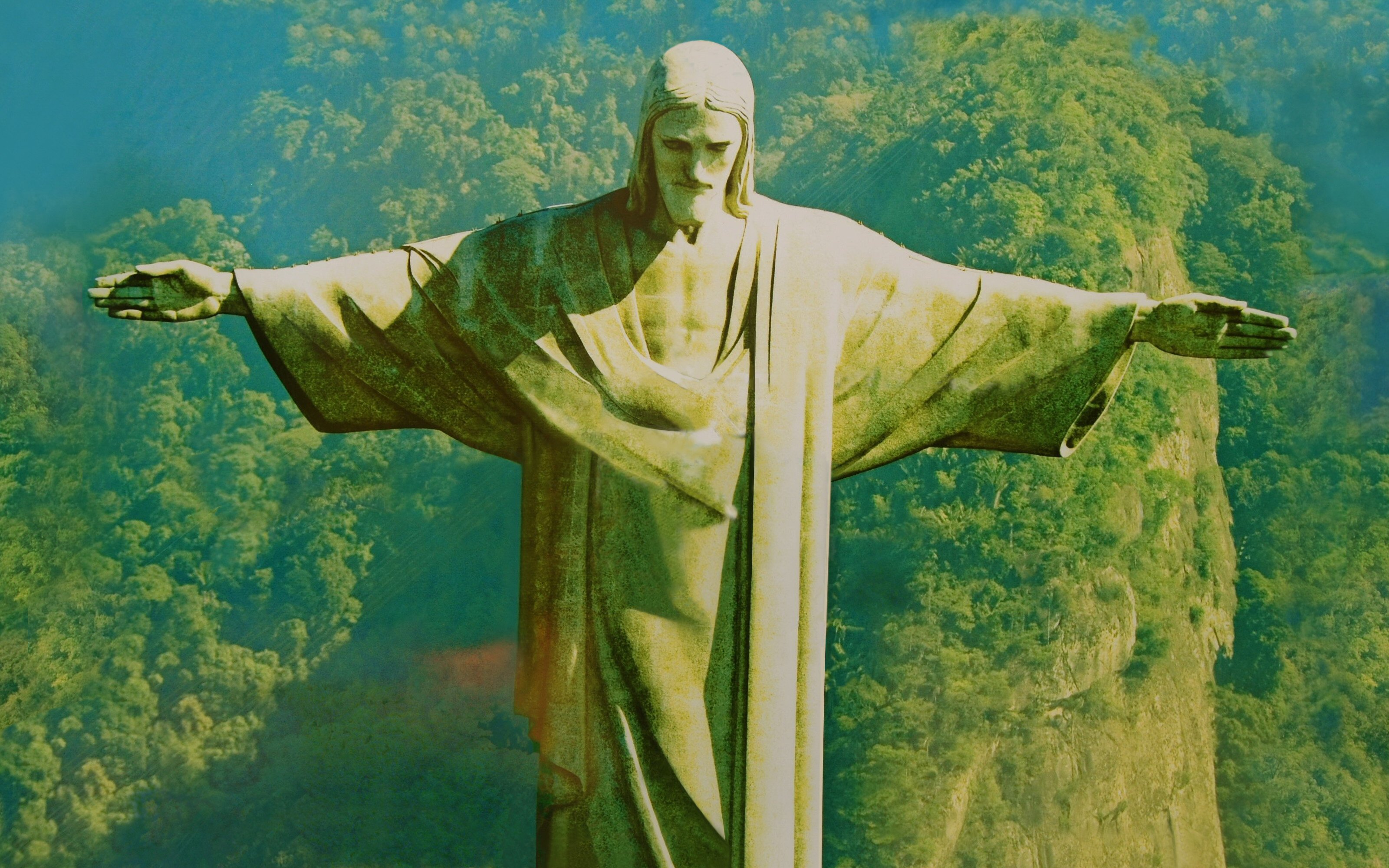 Brazil Corcovado Religious Rio De Janeiro 3200x2000