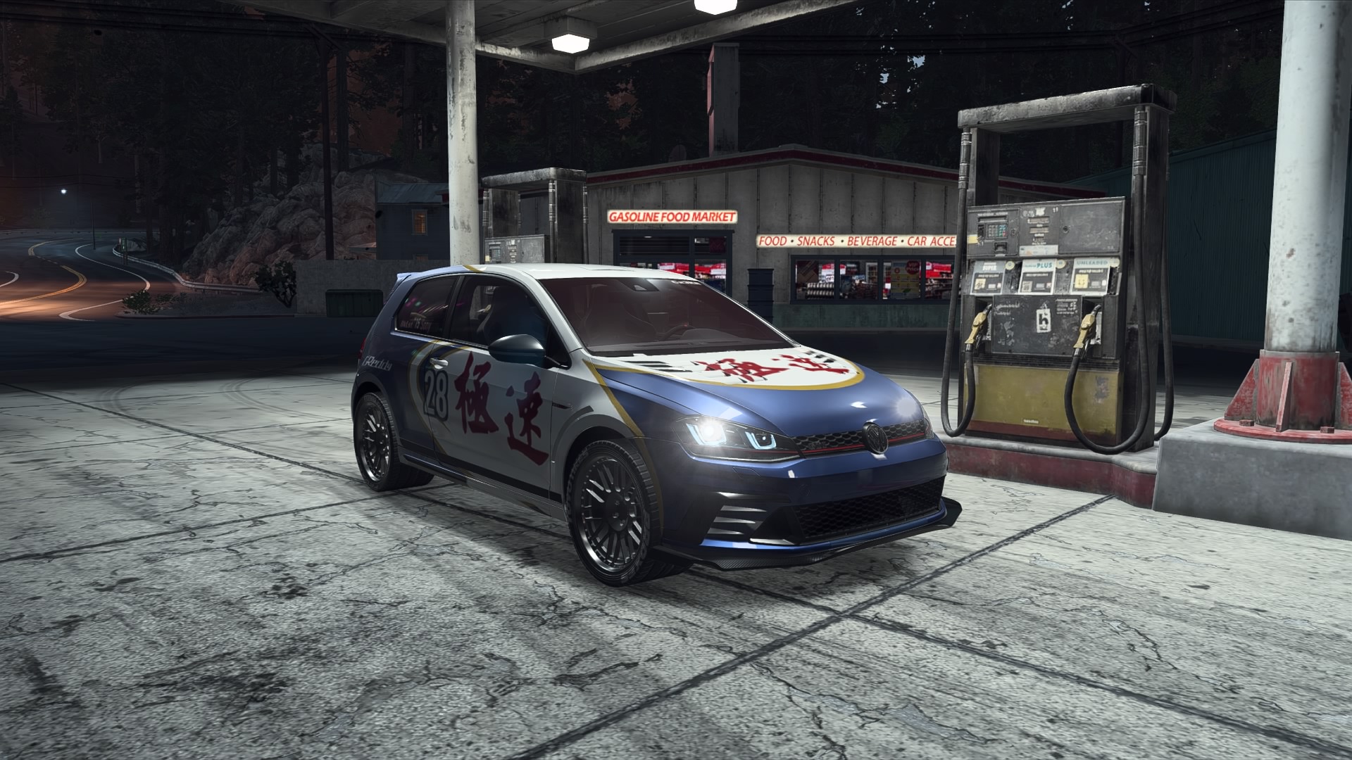 Car Need For Speed Payback Volkswagen Golf GTi Need For Speed Most Wanted Gas Station 1920x1080