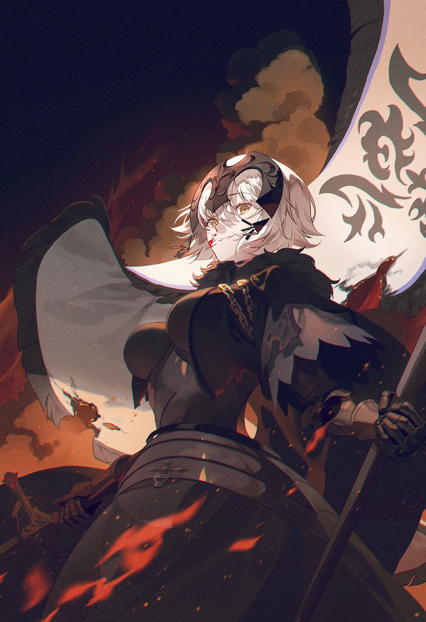 Anime Girls Anime Fate Grand Order Fate Series Jeanne DArc Jeanne DArc Fate Jeanne DArc Alter Fajyob 1372x2000