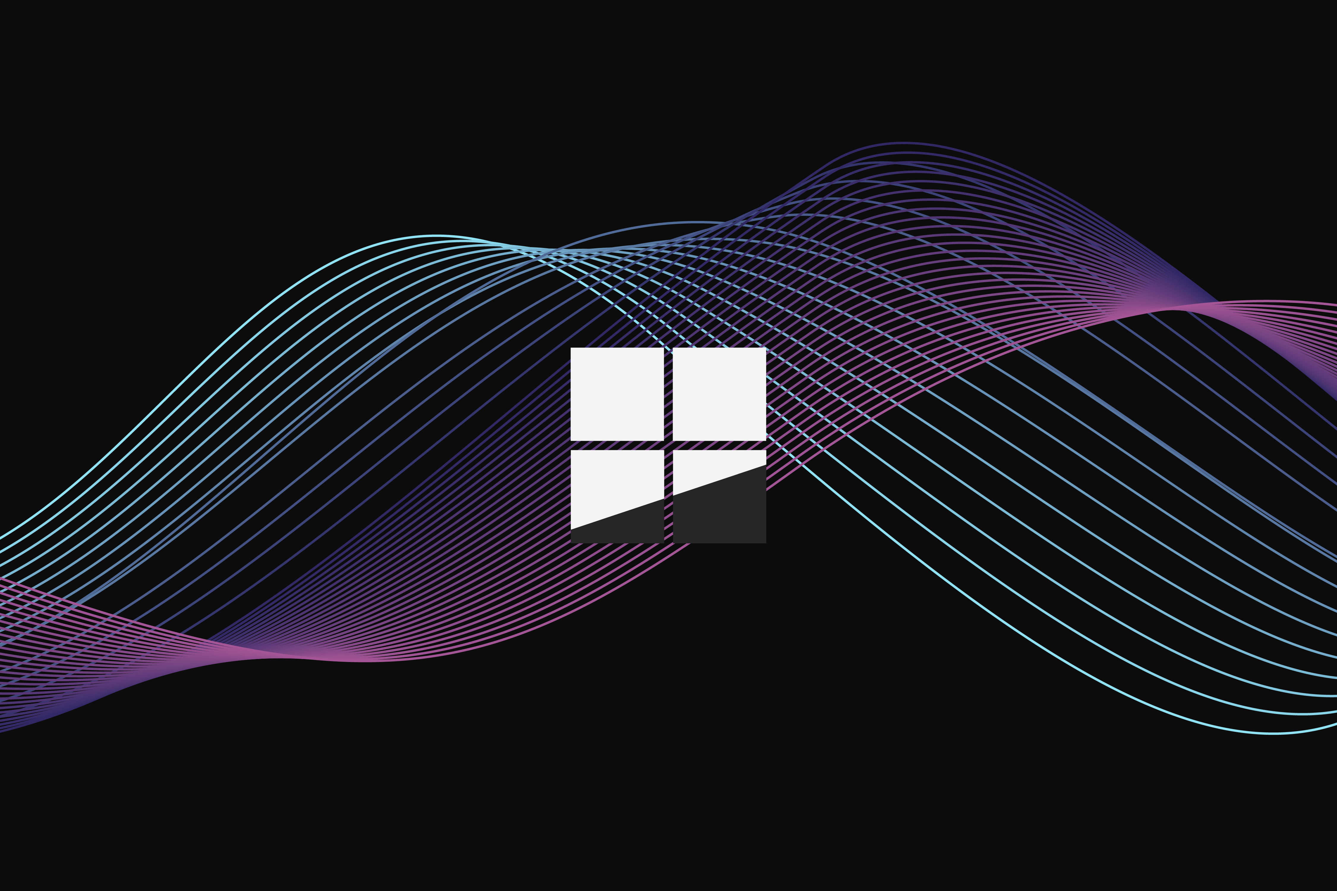 Logo Windows Logo Microsoft Lines Waveforms Simple Background Black Purple 4500x3000