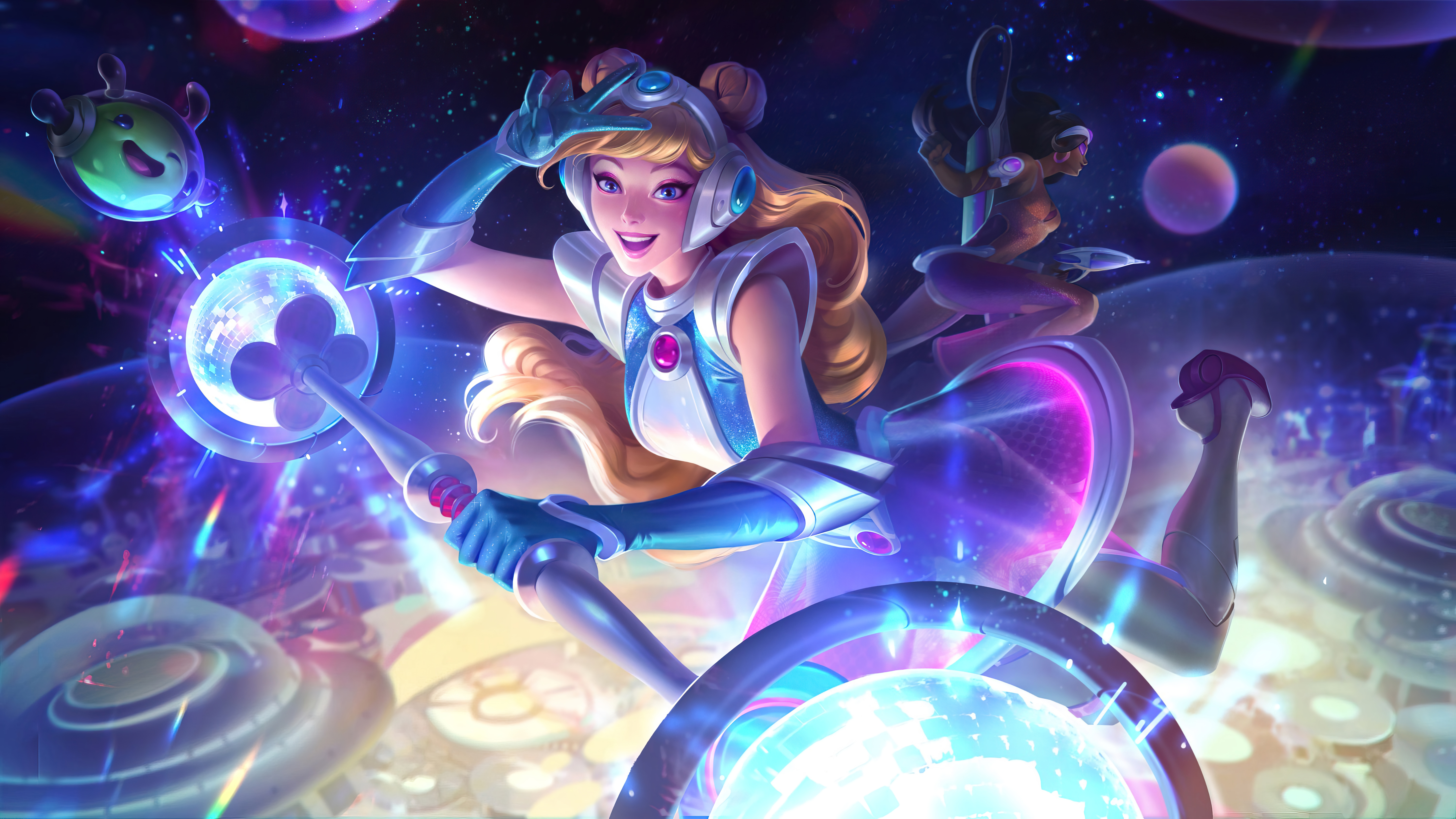 Space Groove Space Sup Support League Of Legends Riot Games League Of Legends Lux League Of Legends  7680x4320