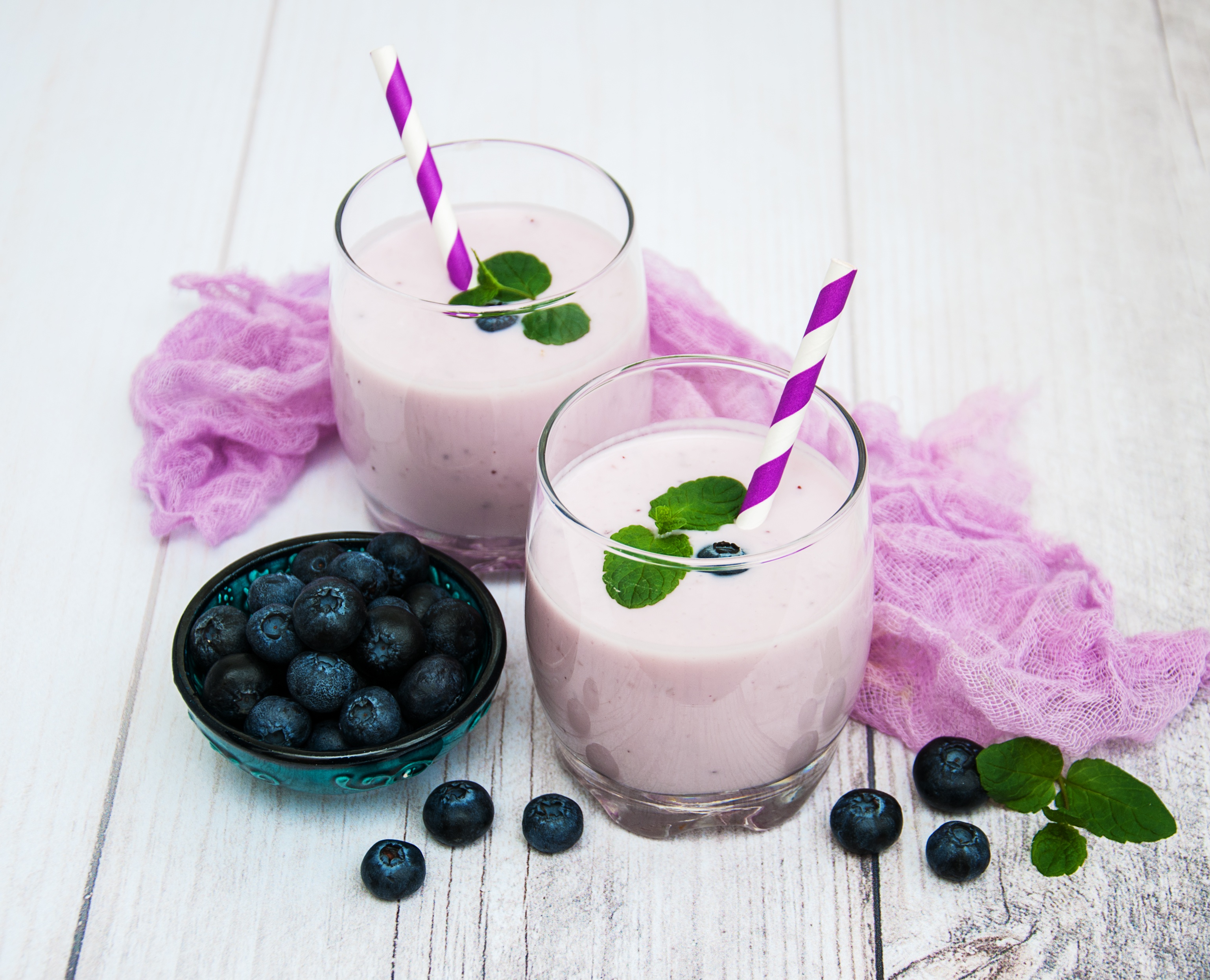 Berry Blueberry Drink Fruit Smoothie Still Life 3076x2493