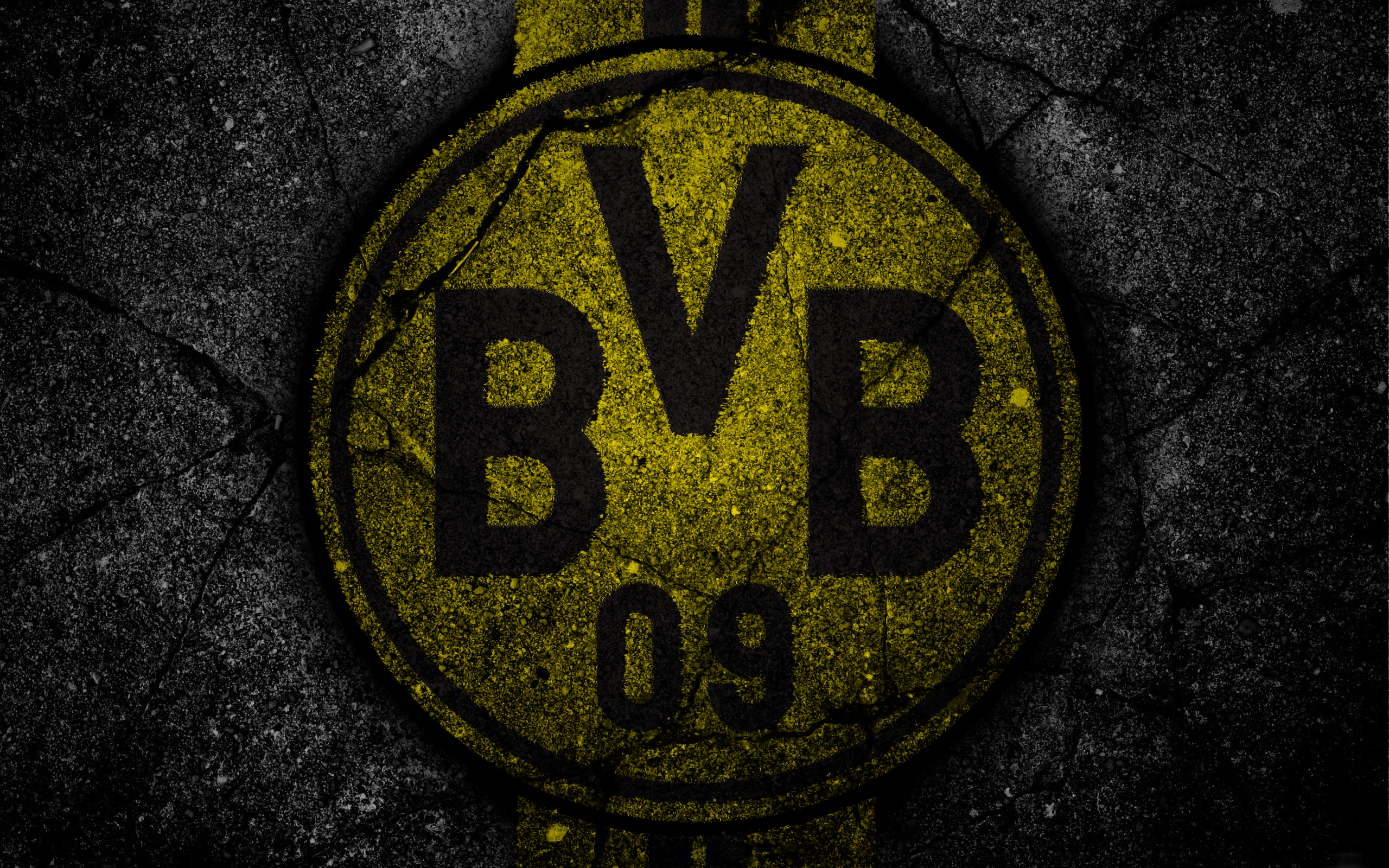 Bvb Borussia Dortmund Emblem Logo Soccer 2560x1600