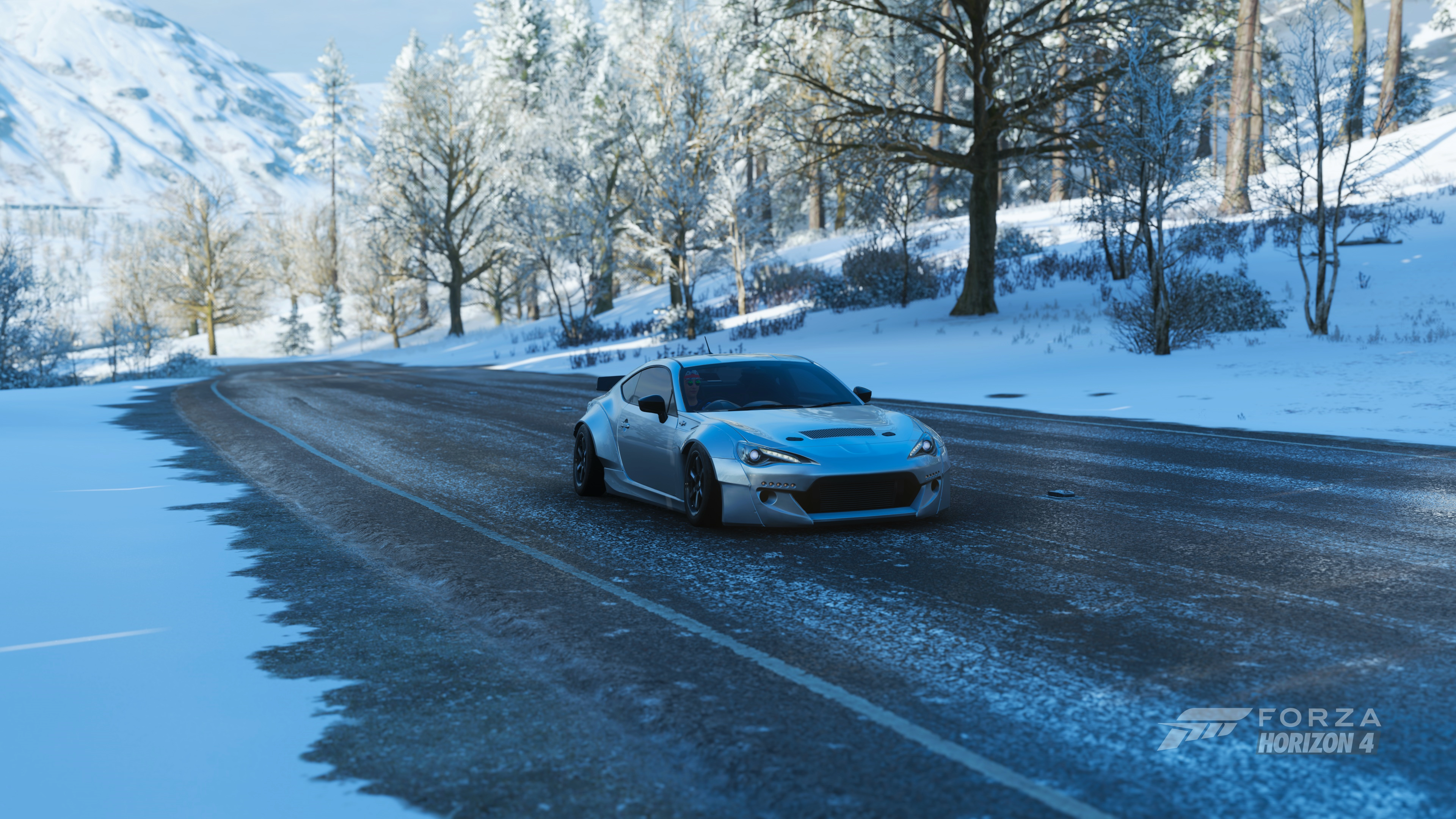 Toyota GT86 Toyota Forza Horizon 4 Video Game Art Car Winter 3840x2160