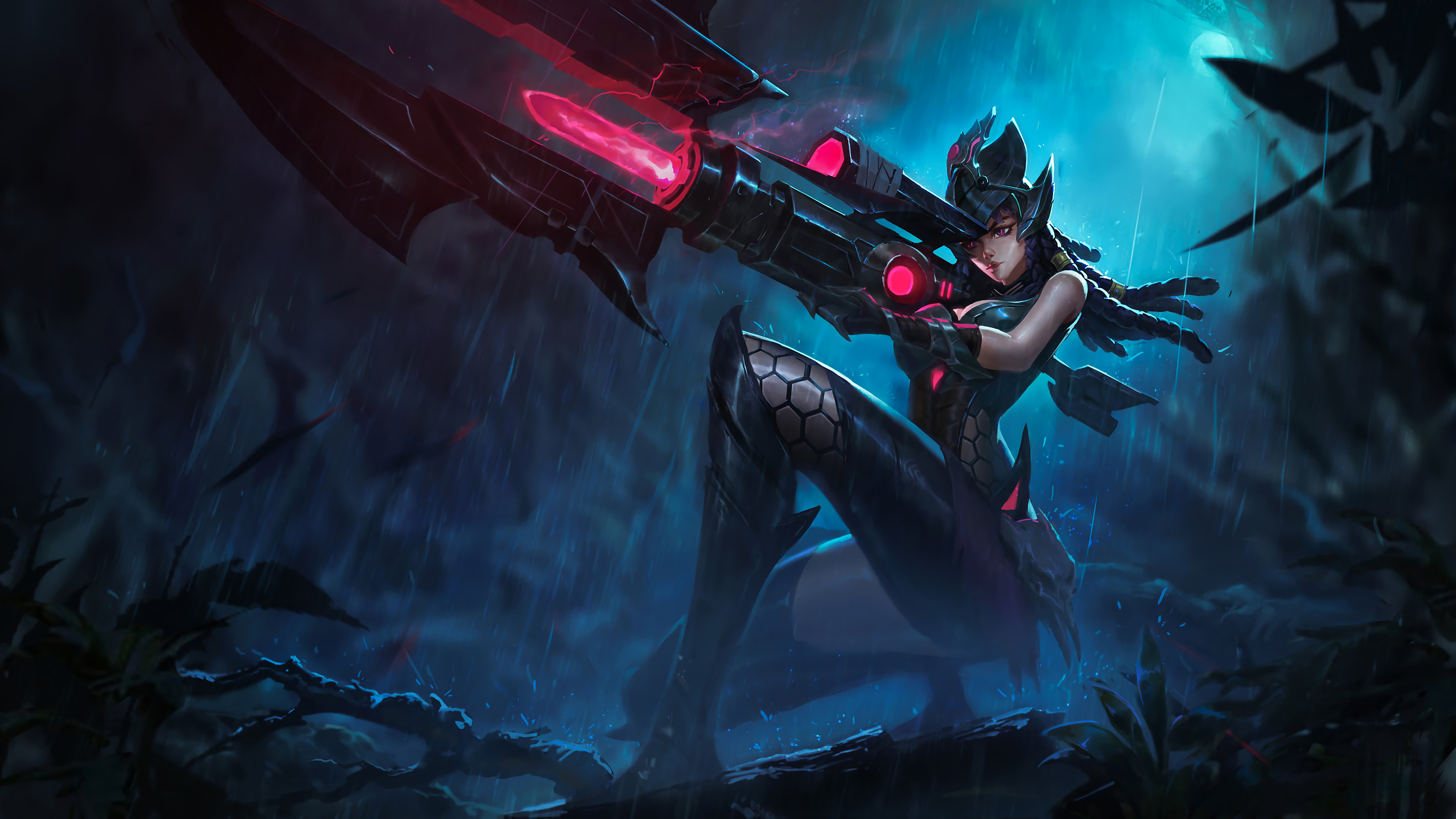 League Of Legends Video Games Caitlyn Caitlyn League Of Legends Girl With Weapon 3840x2160