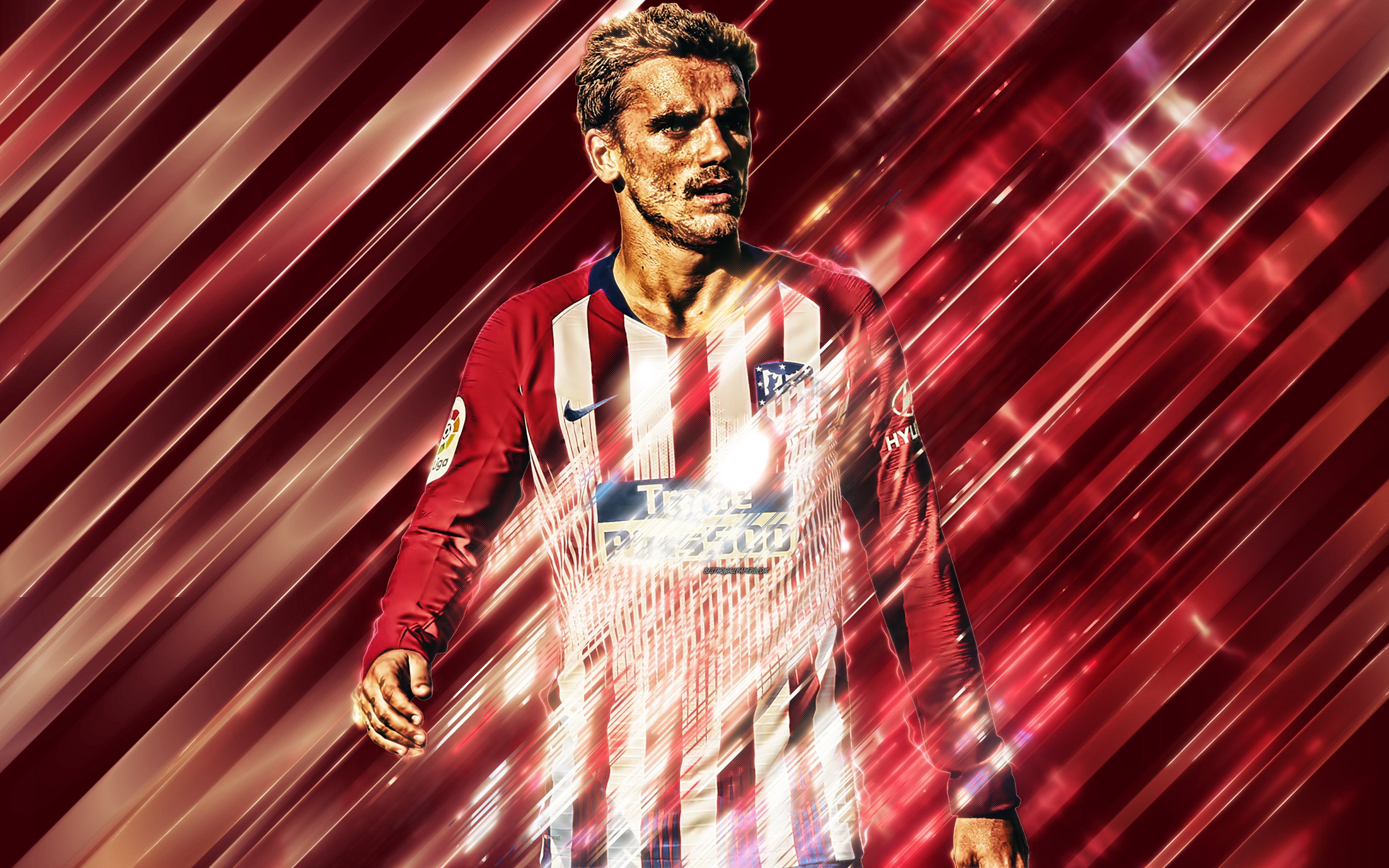 Antoine Griezmann Atletico Madrid French Soccer 3840x2400