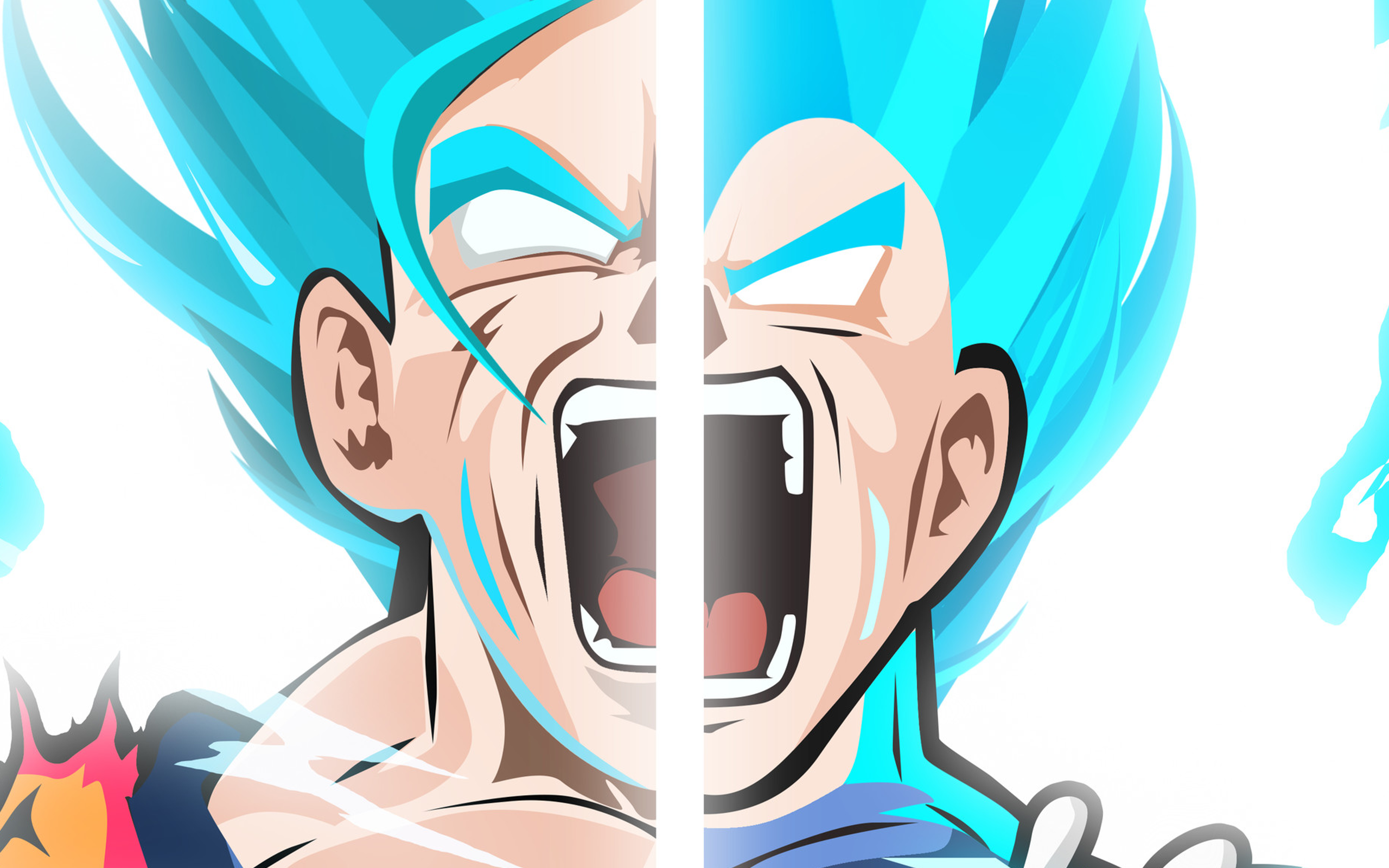 Goku Super Saiyan Blue Vegeta Dragon Ball 2560x1600
