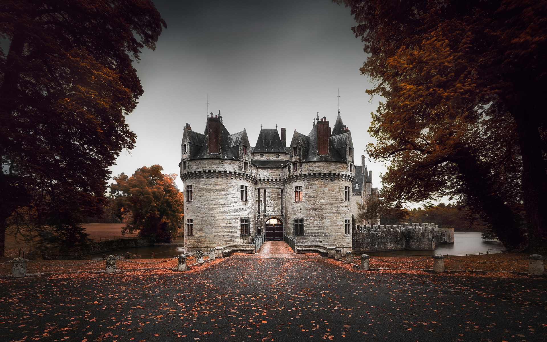 Architecture Castle France 1920x1200