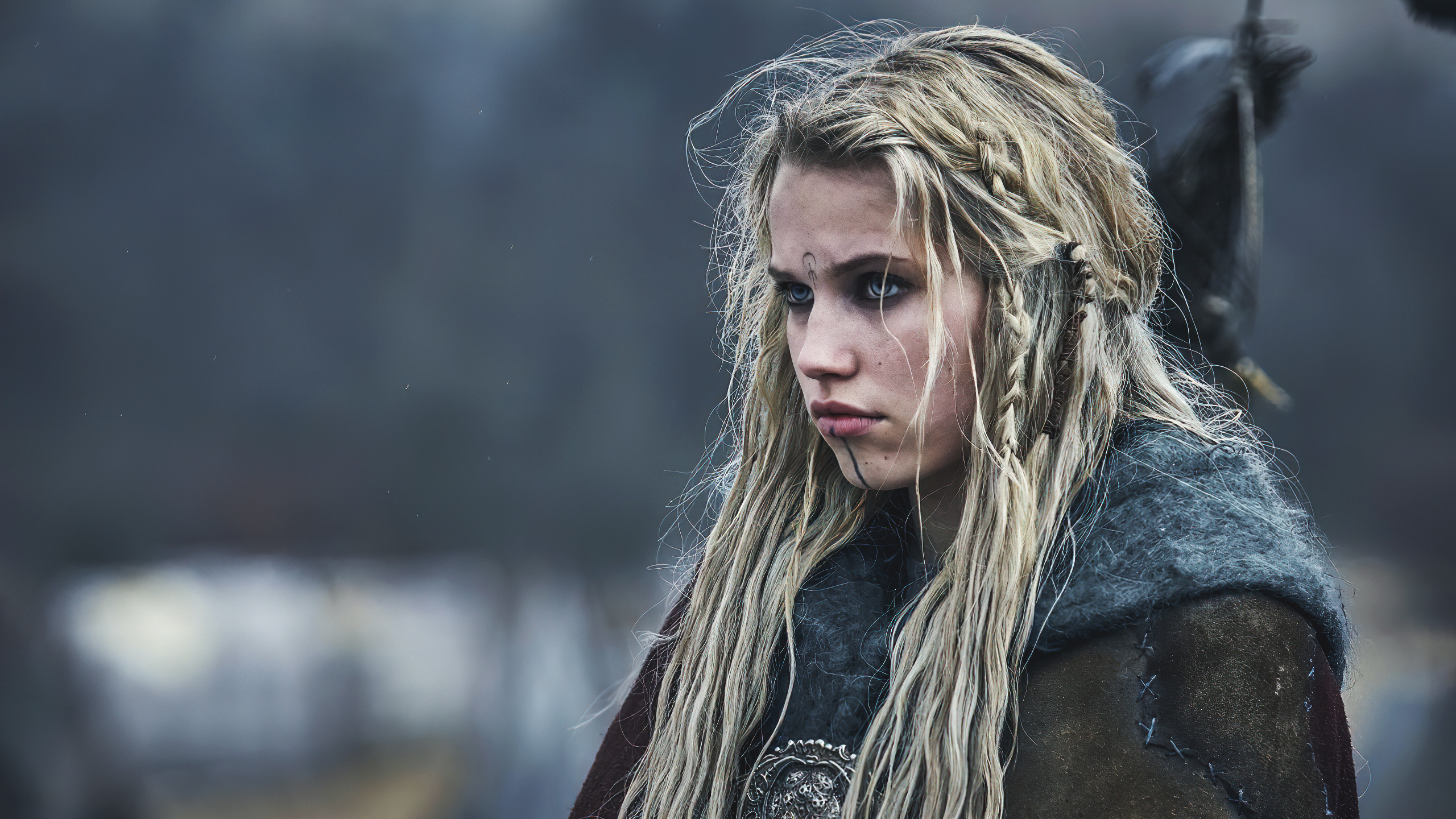 The Last Kingdom Skade Vikings Women Actress Thea Sofie Loch Nass 2560x1440