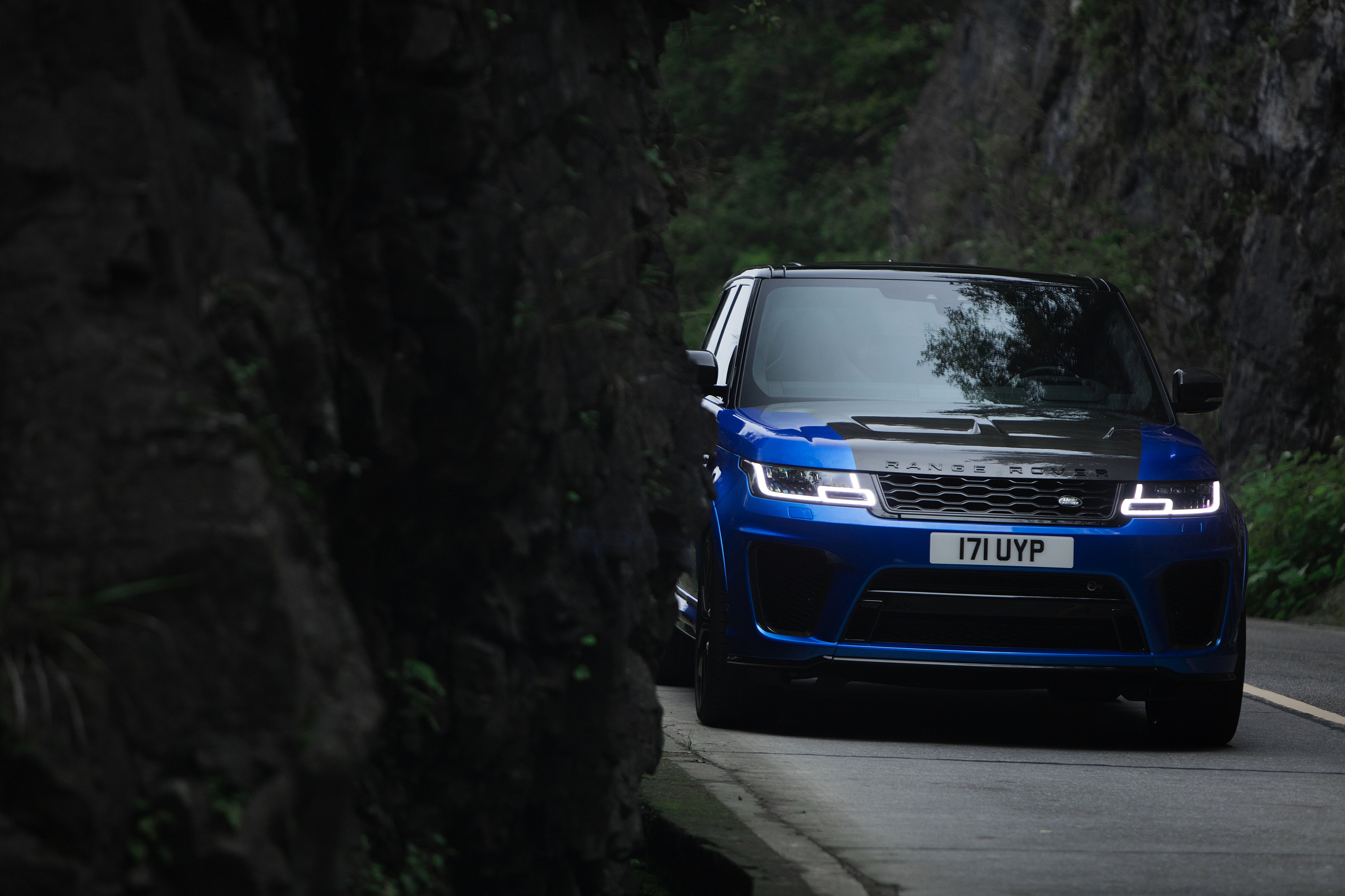 Blue Car Car Land Rover Luxury Car Range Rover Sport Suv Vehicle 3840x2560