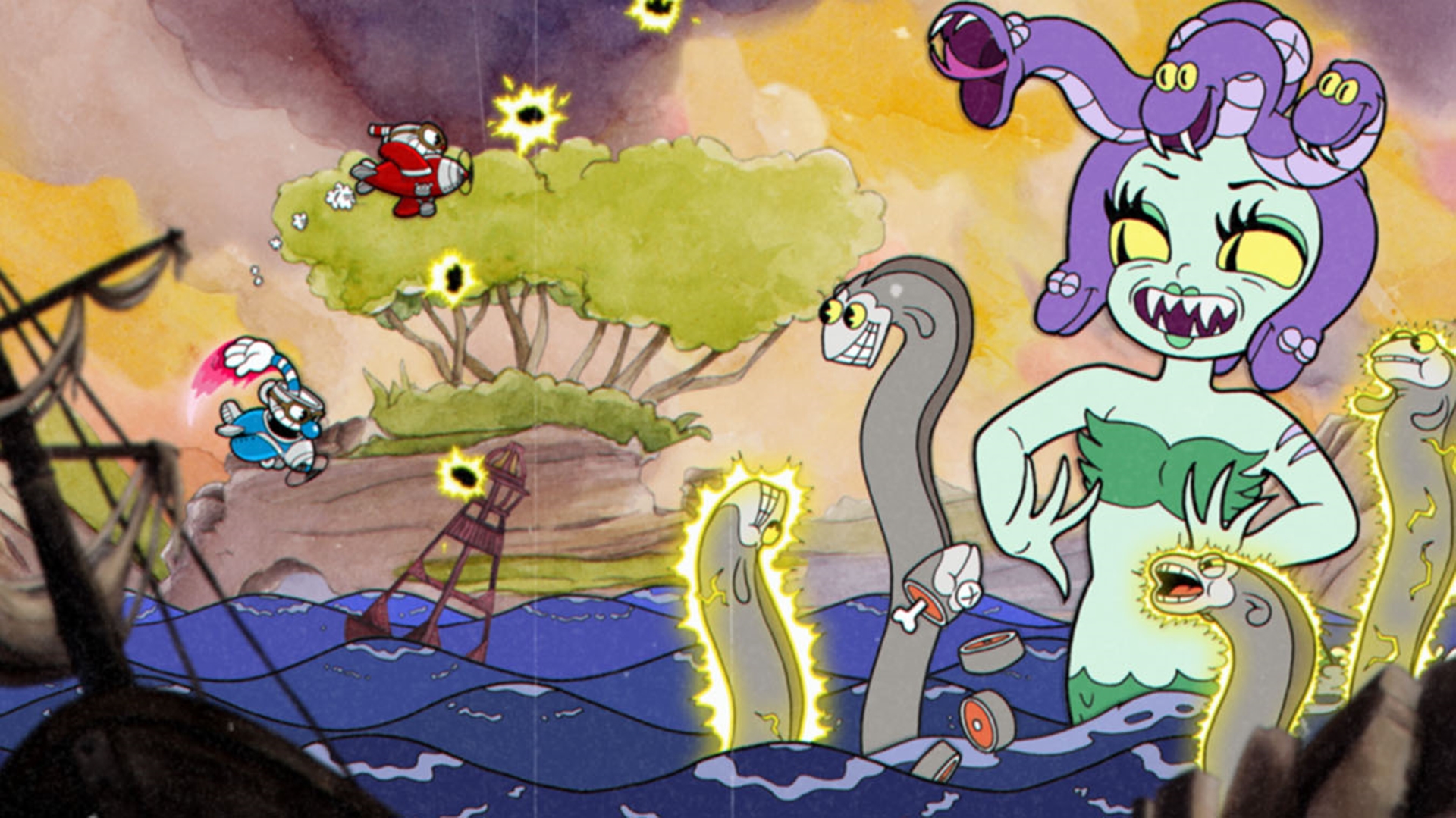 Cala Maria Cuphead Mugman Cuphead 1920x1079