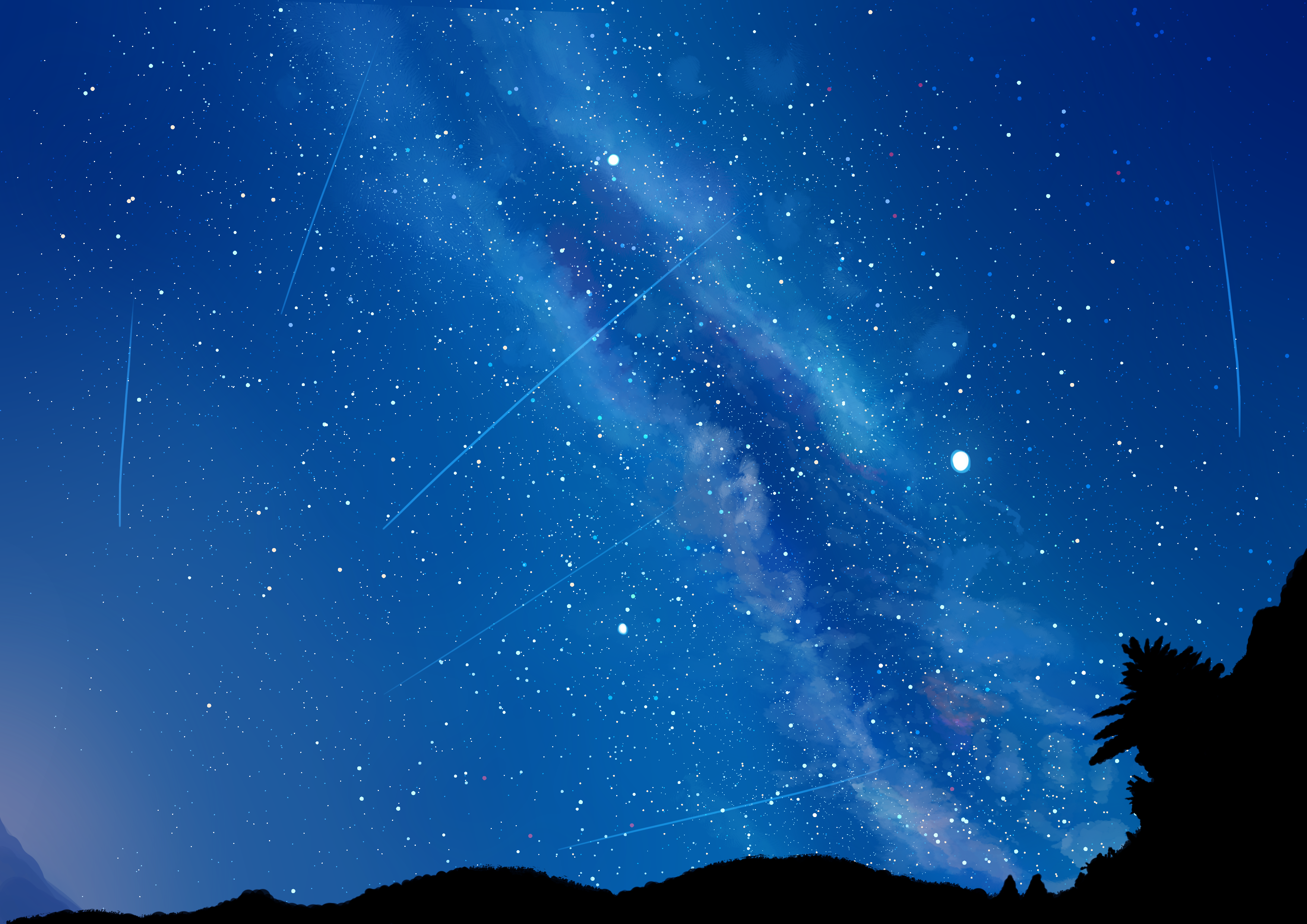 Aurora Australis Comet Night Stars 3508x2480