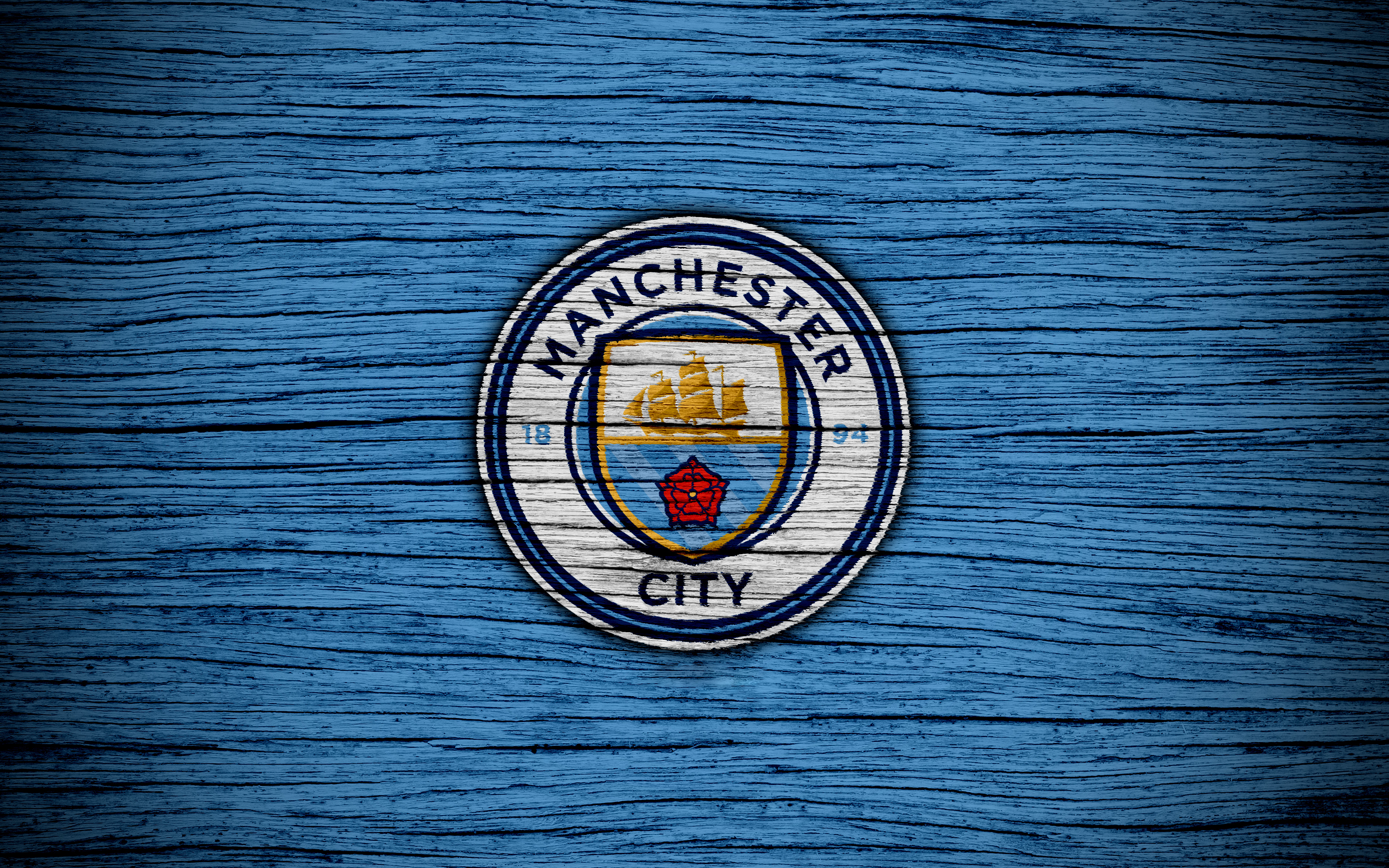 Logo Manchester City F C Soccer 3840x2400