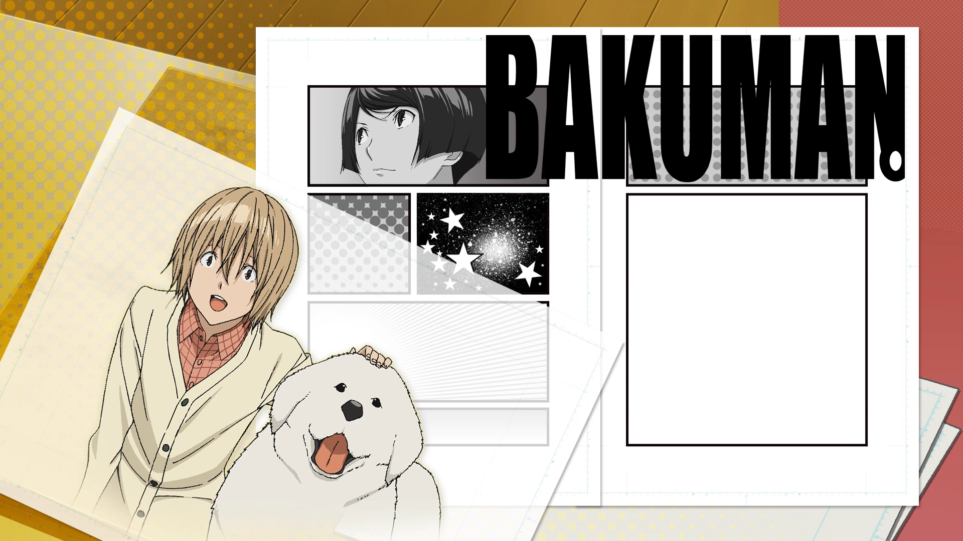 Bakuman Anime Anime Boys Dog 1920x1080