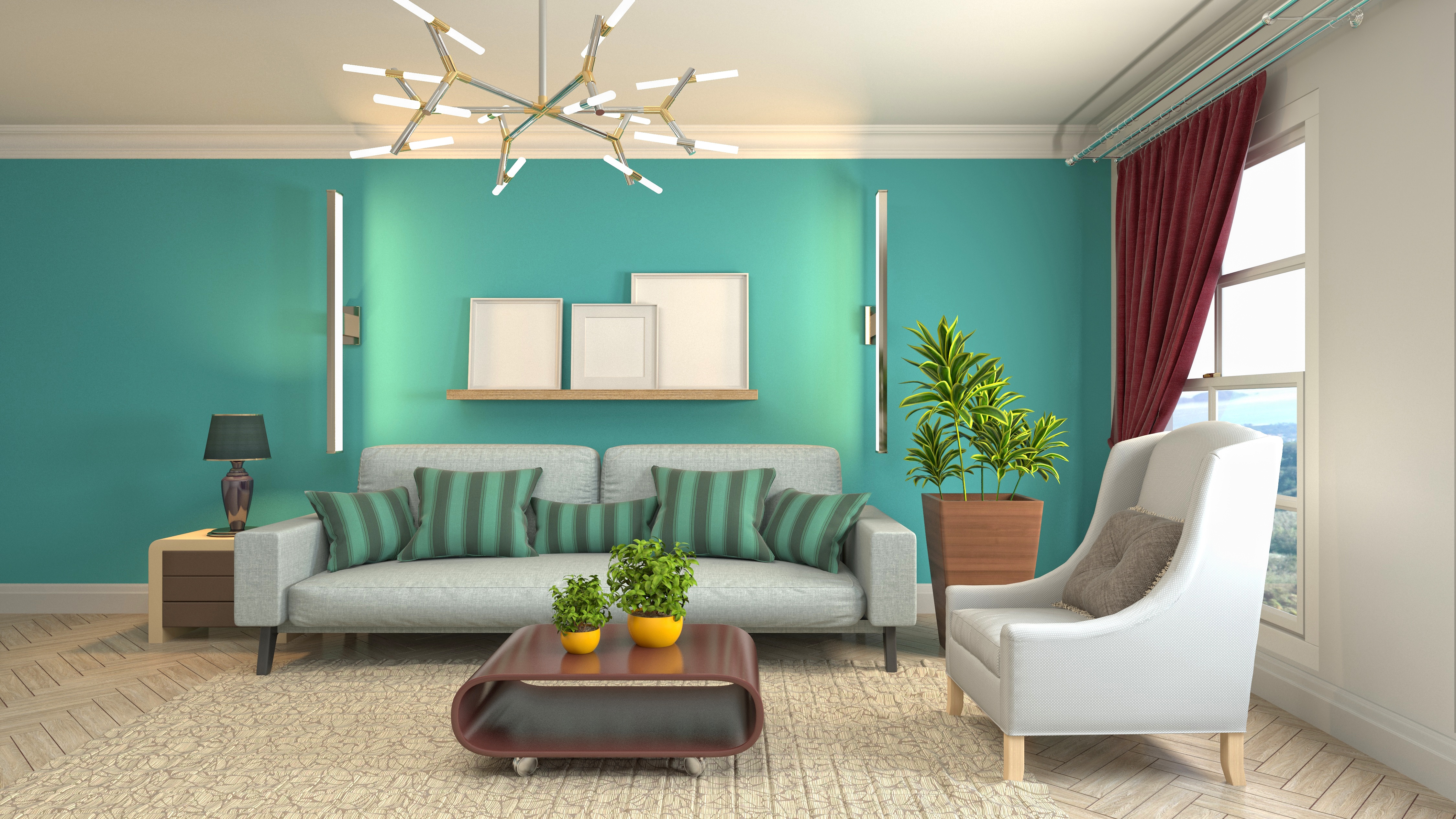 Furniture Living Room Room Sofa 4500x2532
