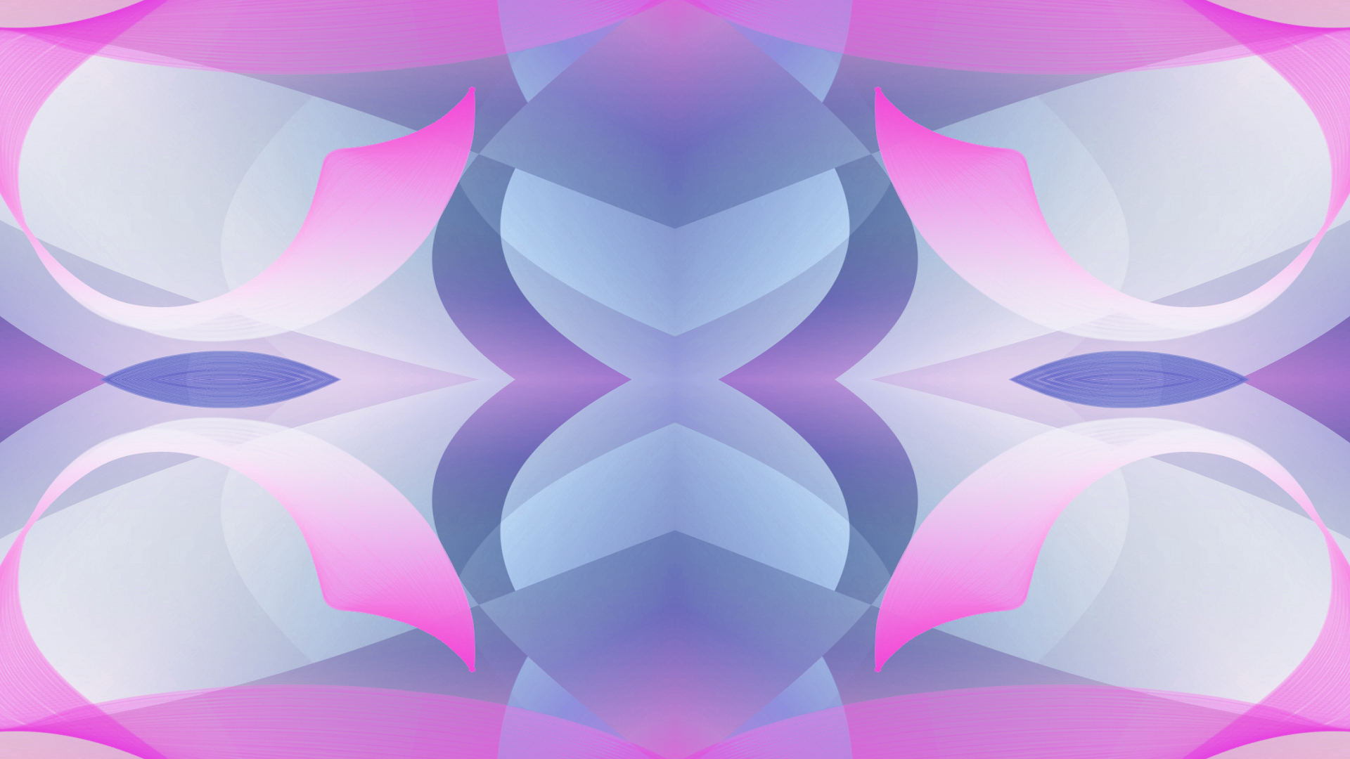 Blue Gradient Pastel Pink Shapes 1920x1080