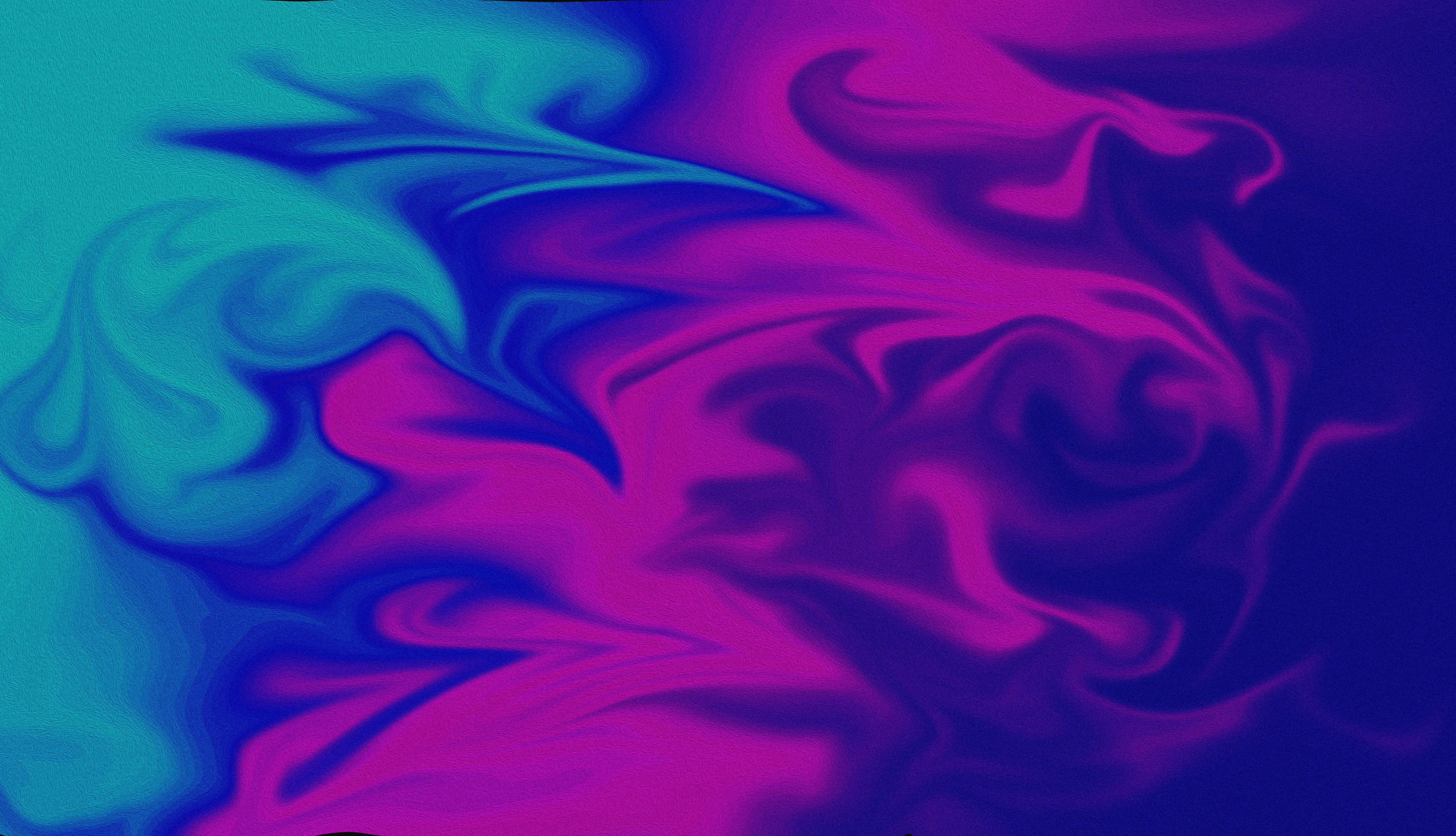 Abstract Fluid Colorful Color Burst Interference Shapes Blue Yellow Orange Purple 7525x4320