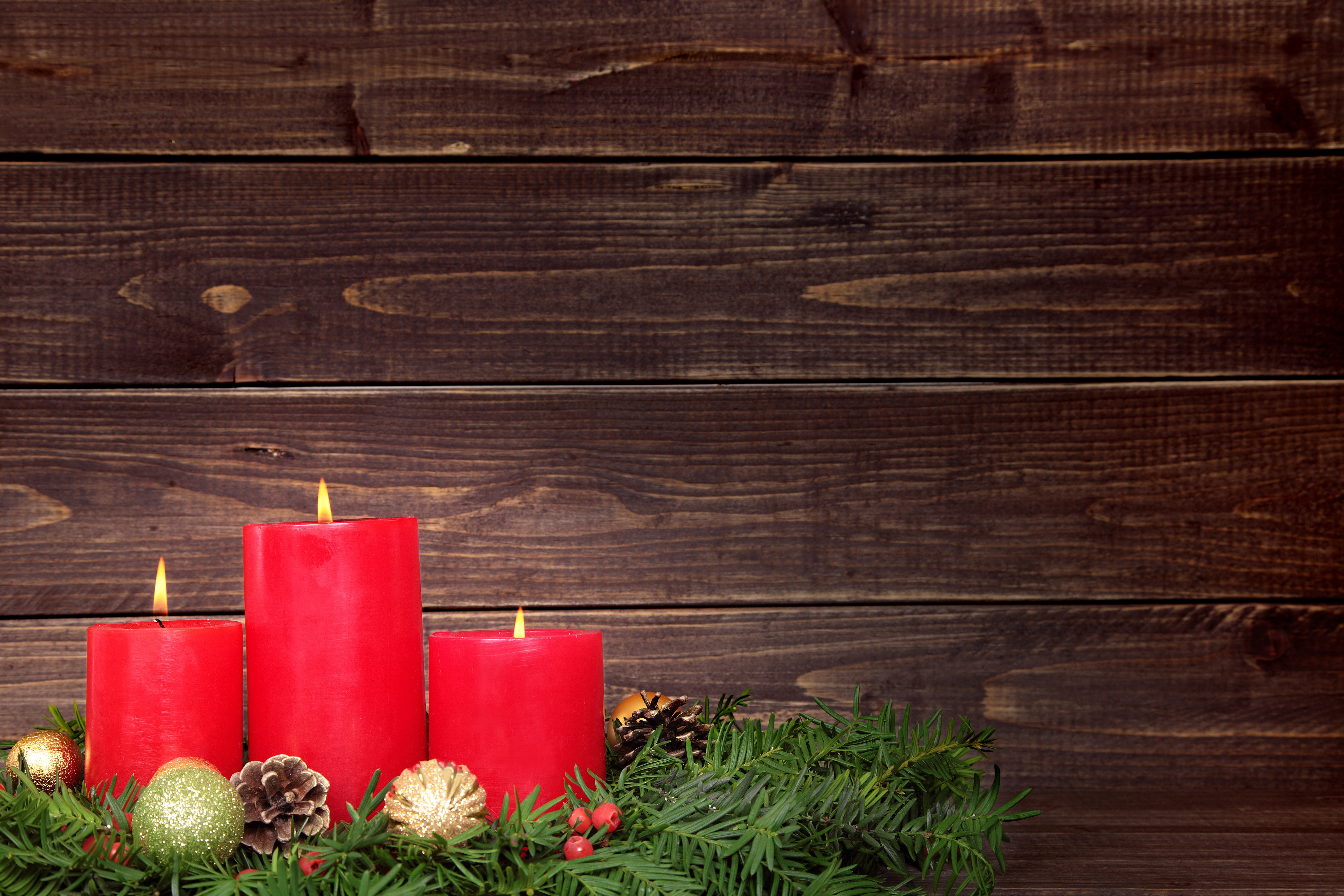 Candle Christmas Ornaments 5616x3744