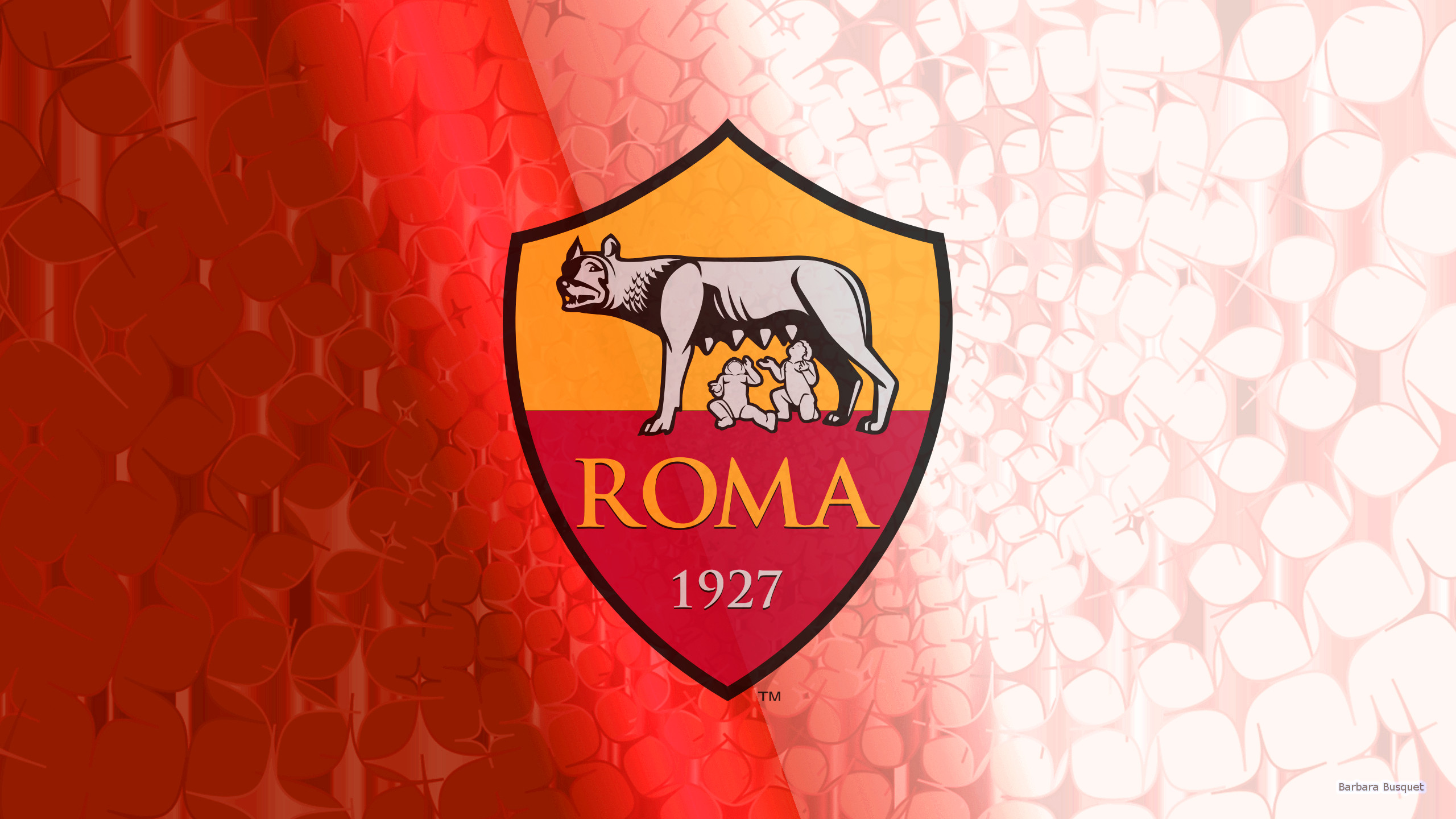 A S Roma Emblem Logo Soccer 2560x1440