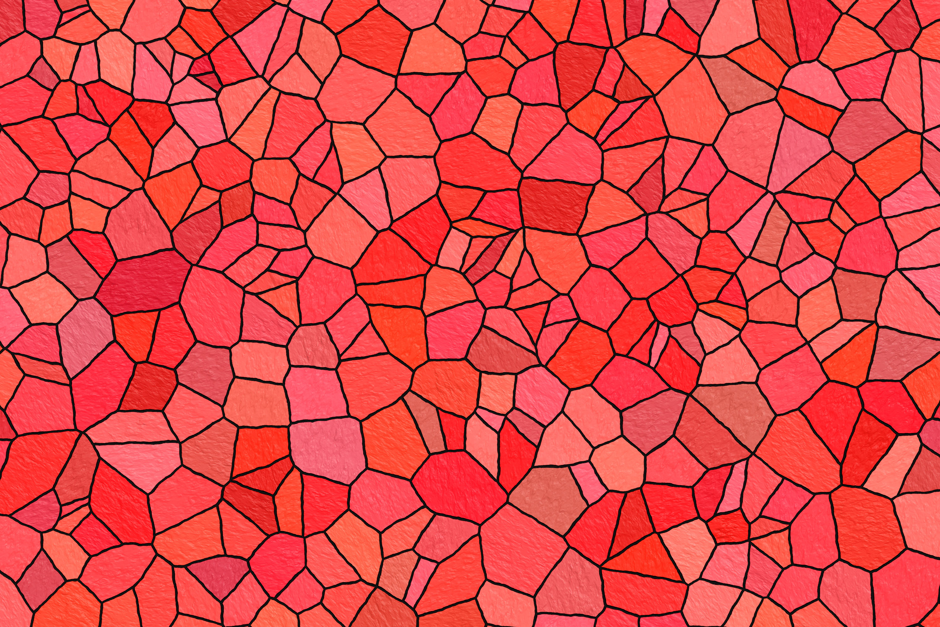 Colorful Mosaic Pattern Red Stone Texture 3000x2000