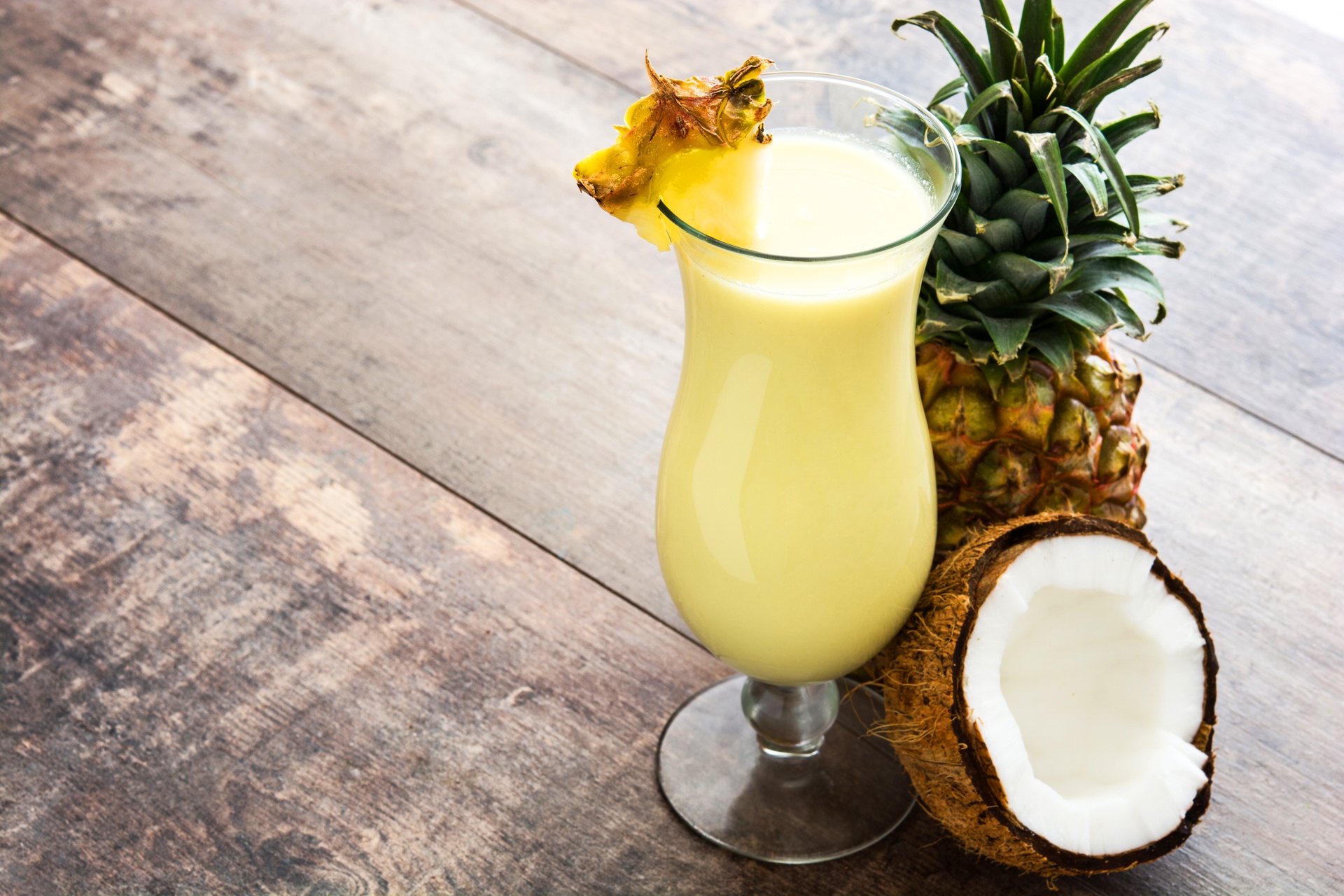Cocktail Coconut Drink Glass Pineapple 1920x1280