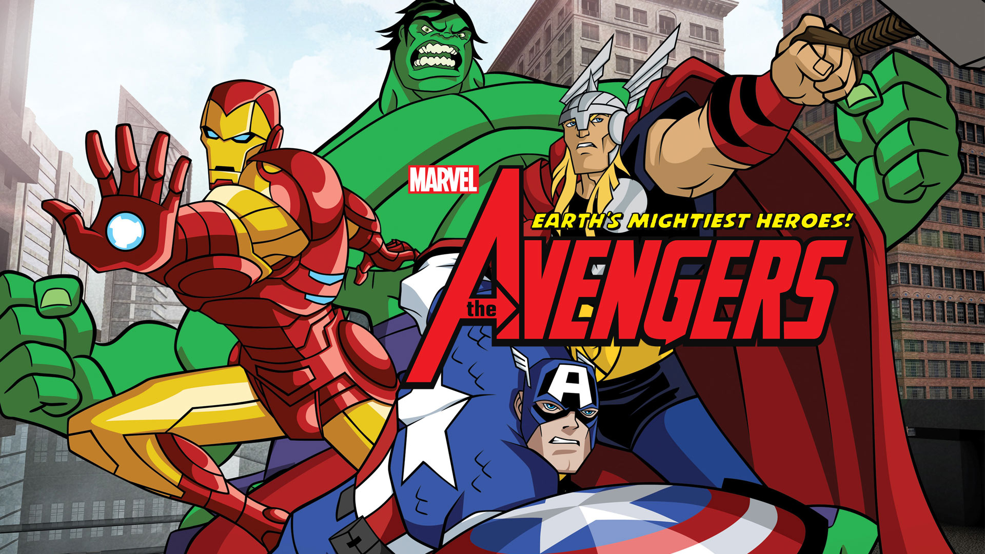 Avengers Captain America Hulk Iron Man Steve Rogers The Avengers Earth 039 S Mightiest Heroes Thor T 1920x1080