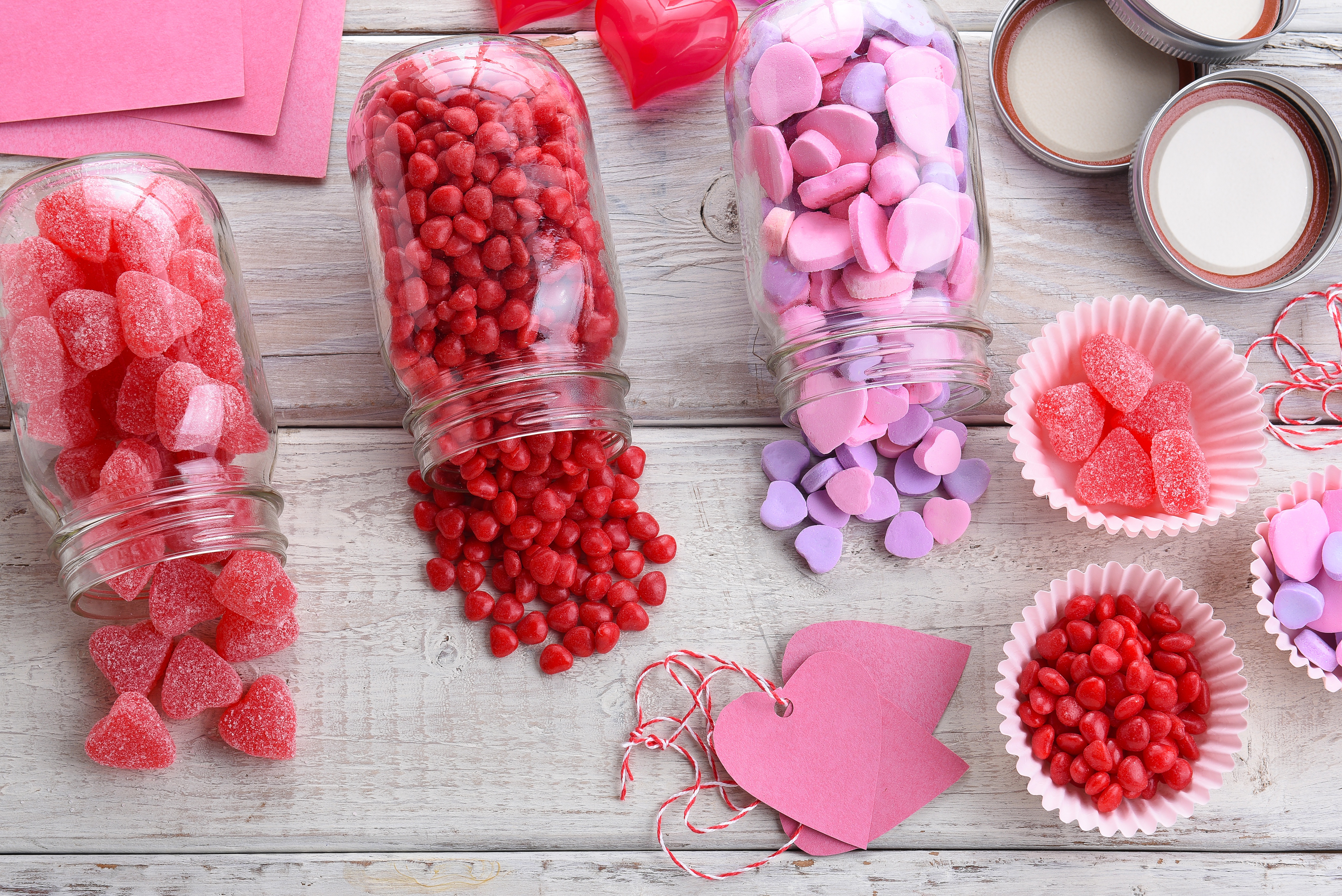 Candy Heart Shaped Sweets 5000x3338