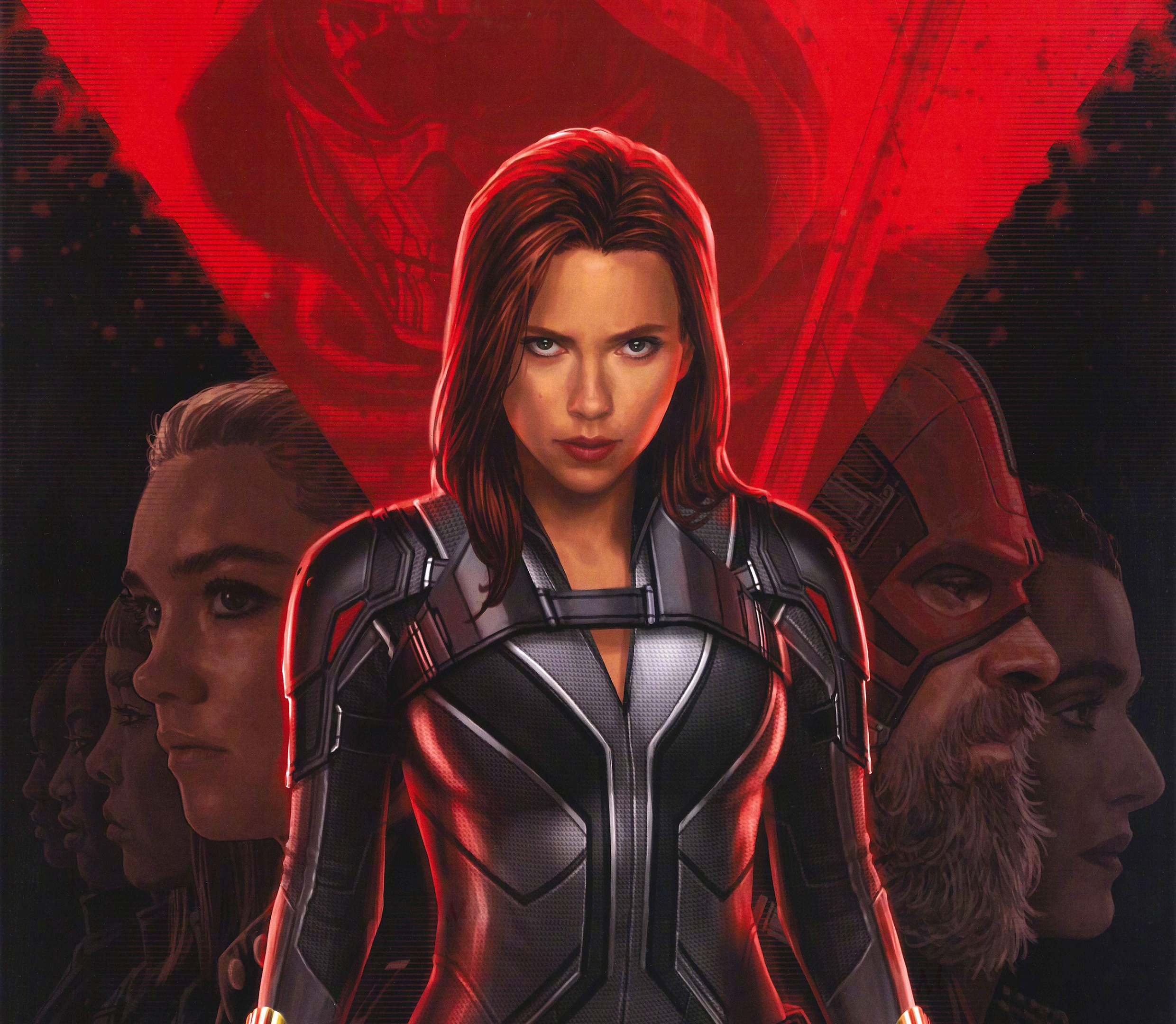 Black Widow David Harbour Florence Pugh Rachel Weisz Red Guardian Marvel Comics Scarlett Johansson T 2480x2160