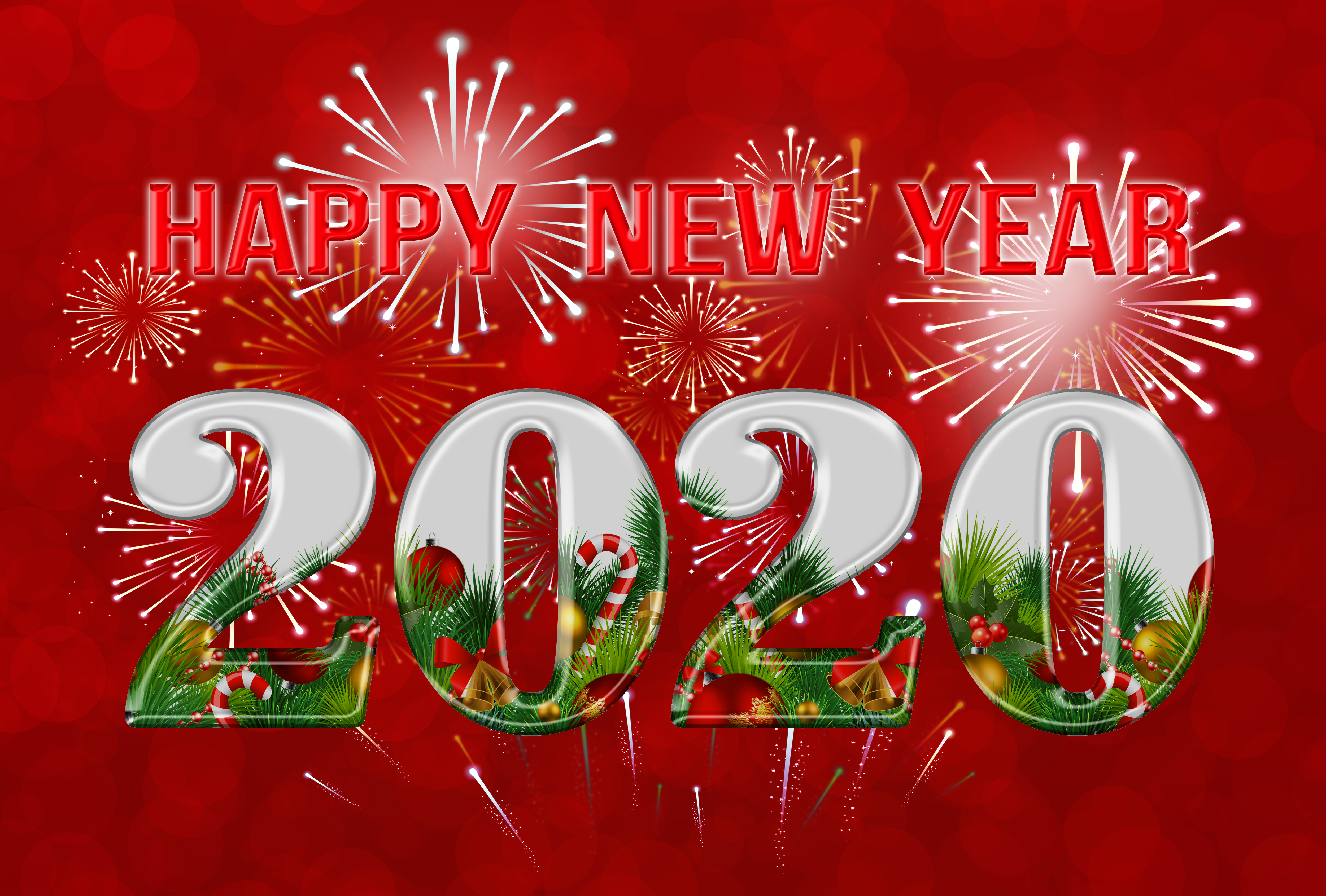Happy New Year New Year 2020 5000x3381