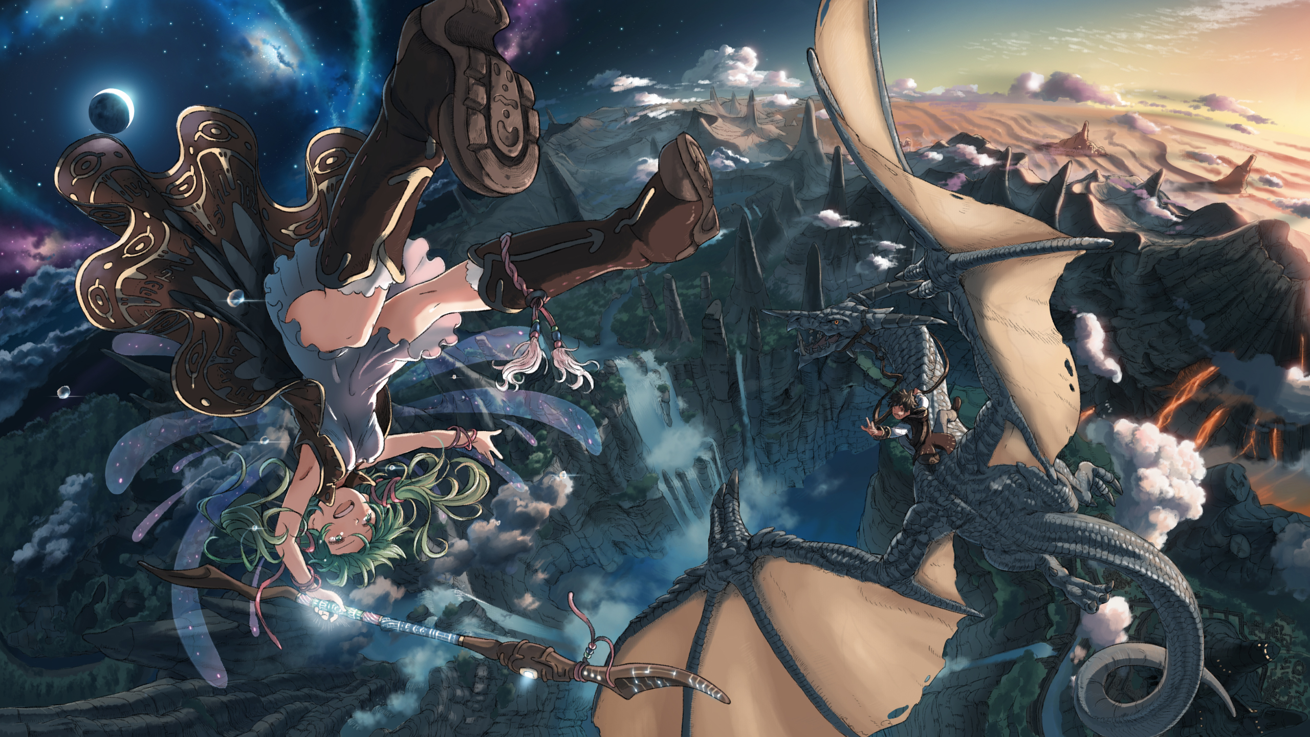 Dragon Fantasy Gumi Vocaloid 2560x1440